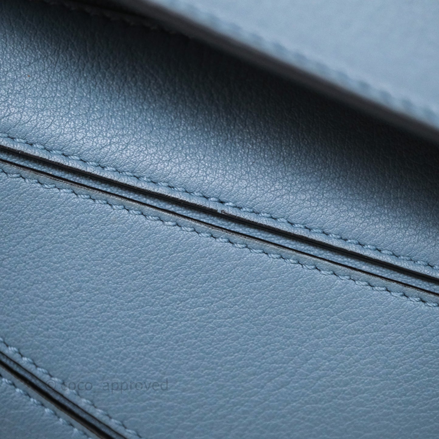 Loewe Small Puzzle Bag Stone Blue Calfskin