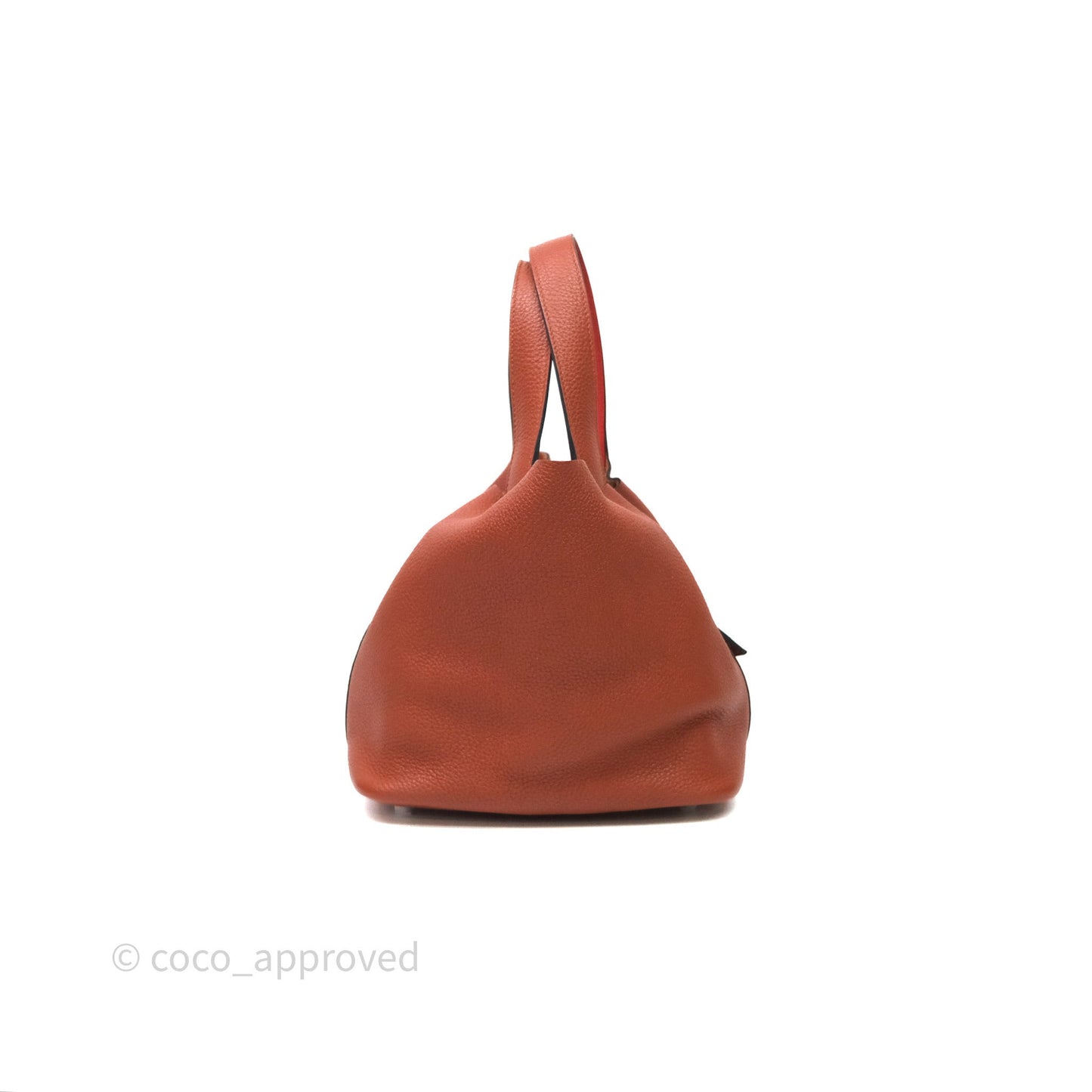 Hermès Picotin 22 Cuivre 6C Clemence Palladium Hardware