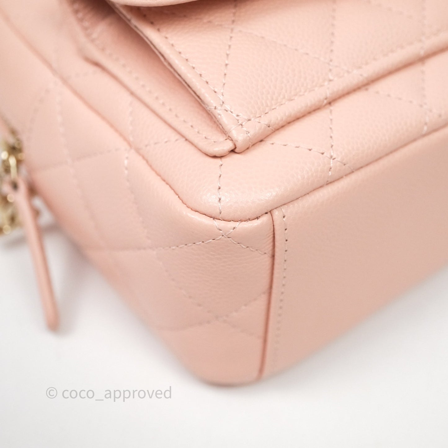 Chanel Classic Mini Backpack Pink Caviar Gold Hardware