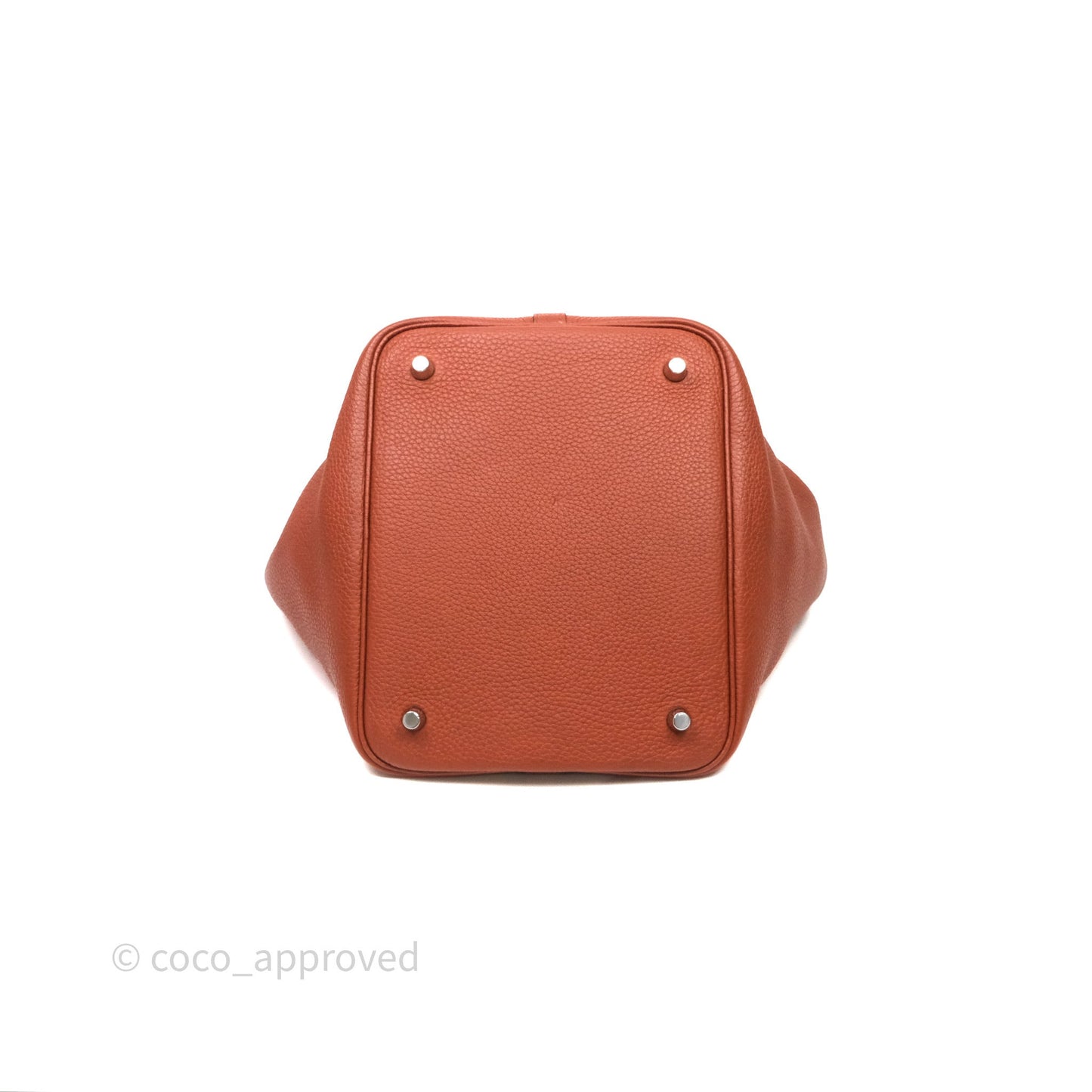 Hermès Picotin 22 Cuivre 6C Clemence Palladium Hardware