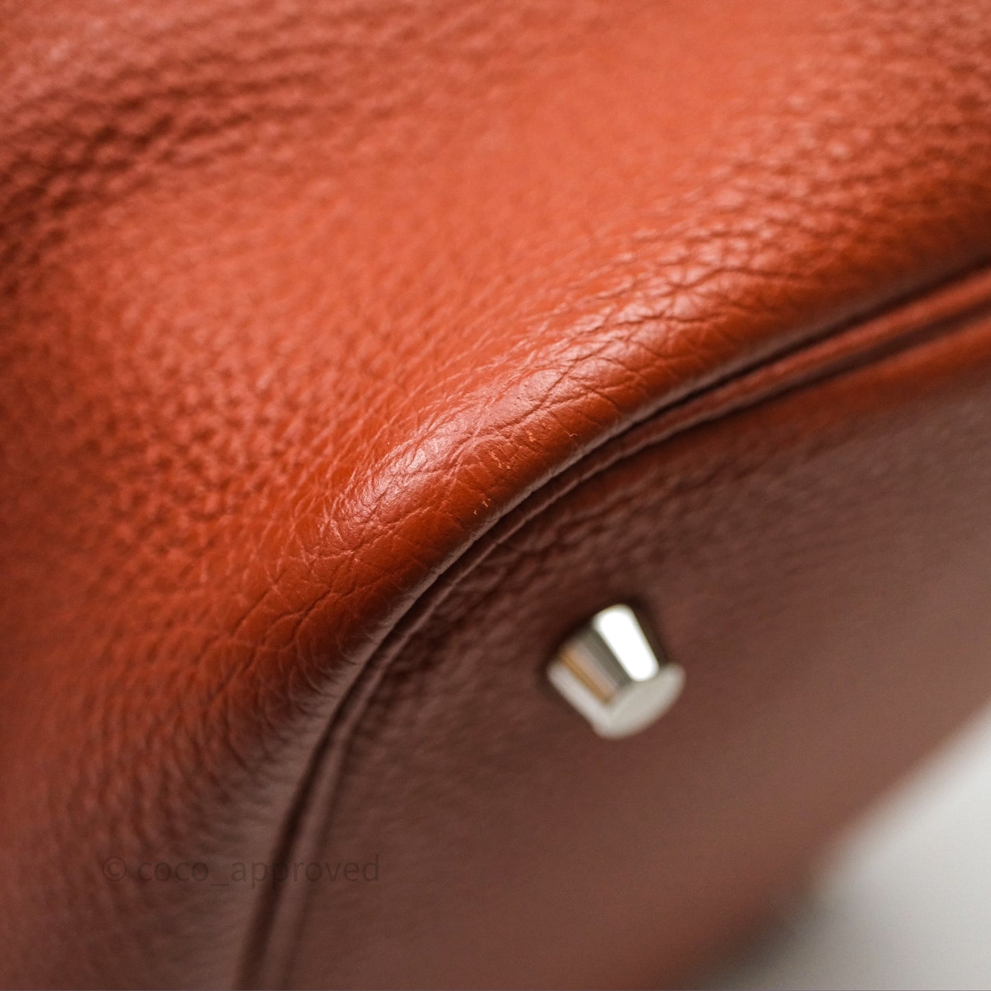 Hermès Picotin 22 Cuivre 6C Clemence Palladium Hardware