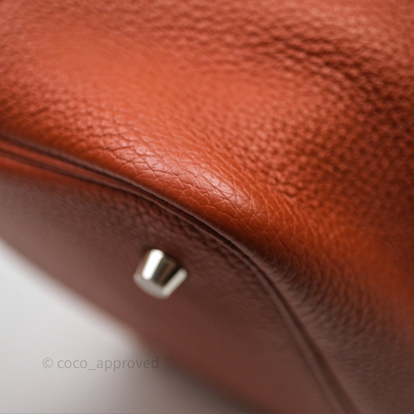 Hermès Picotin 22 Cuivre 6C Clemence Palladium Hardware