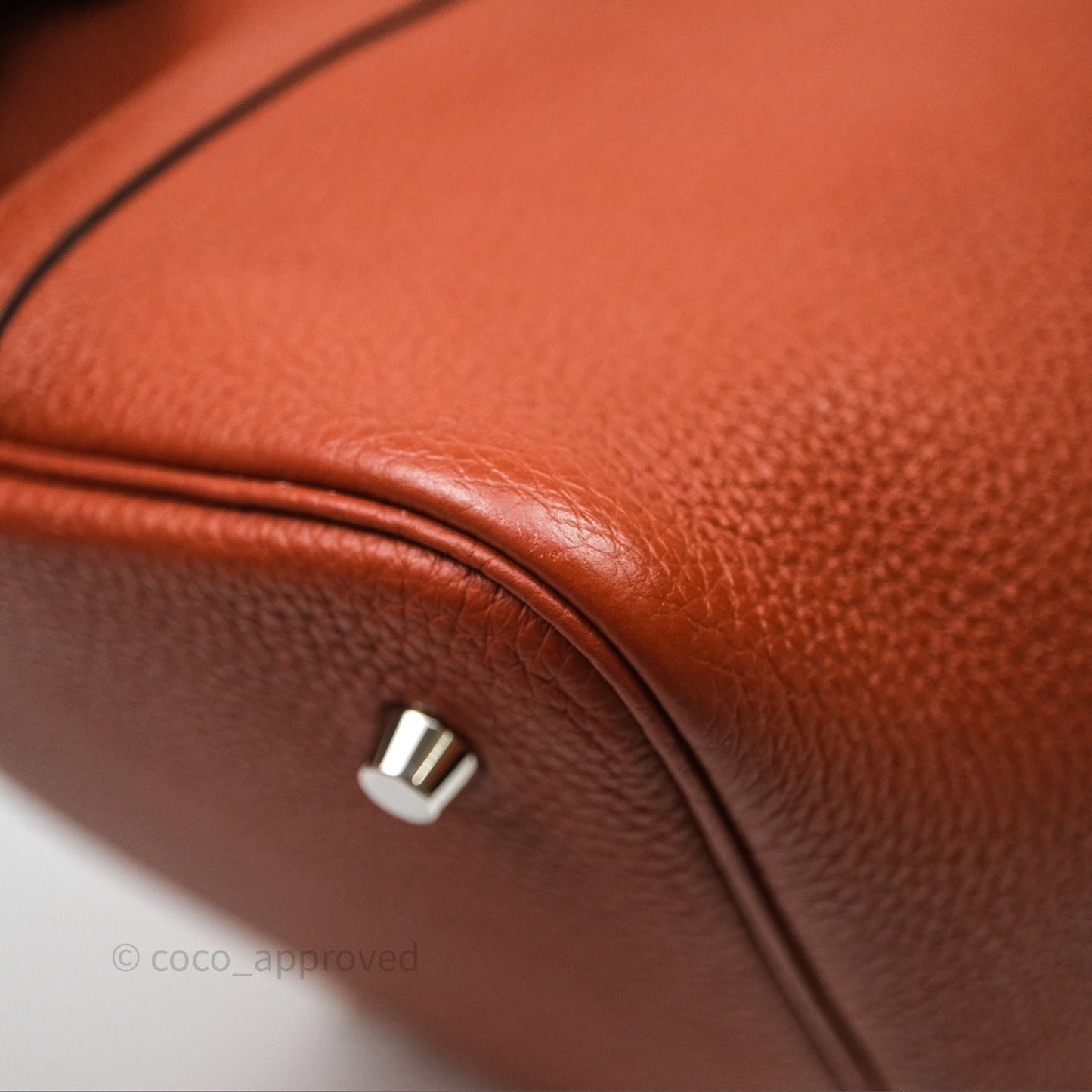 Hermès Picotin 22 Cuivre 6C Clemence Palladium Hardware
