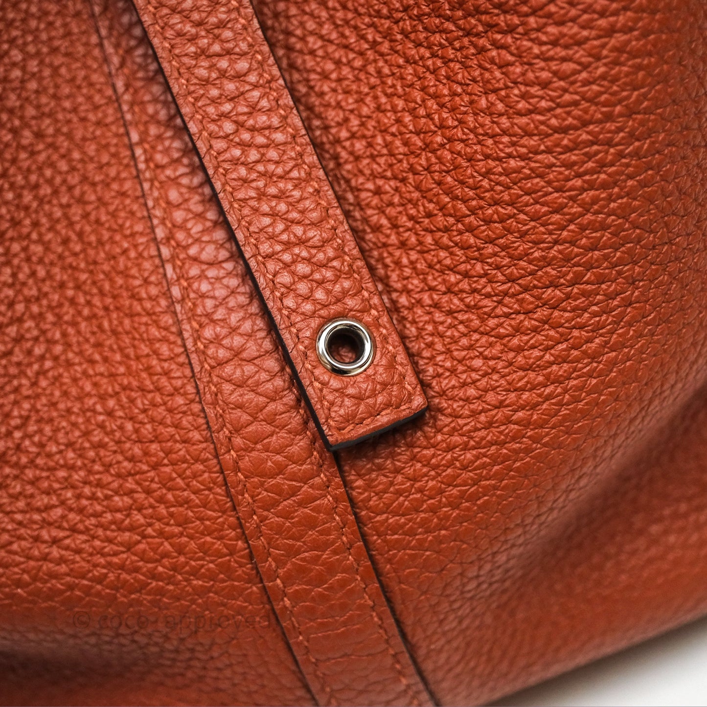 Hermès Picotin 22 Cuivre 6C Clemence Palladium Hardware