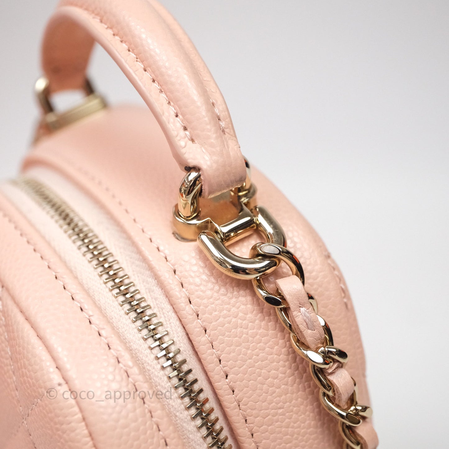 Chanel Classic Mini Backpack Pink Caviar Gold Hardware