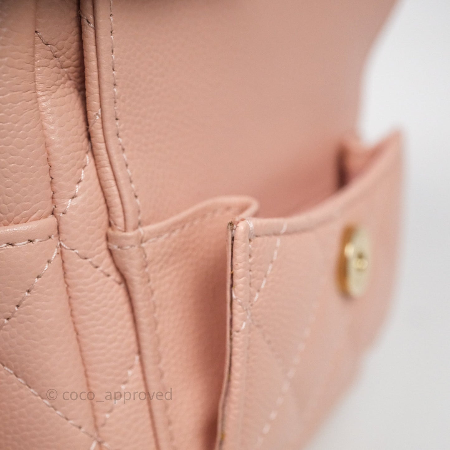 Chanel Classic Mini Backpack Pink Caviar Gold Hardware