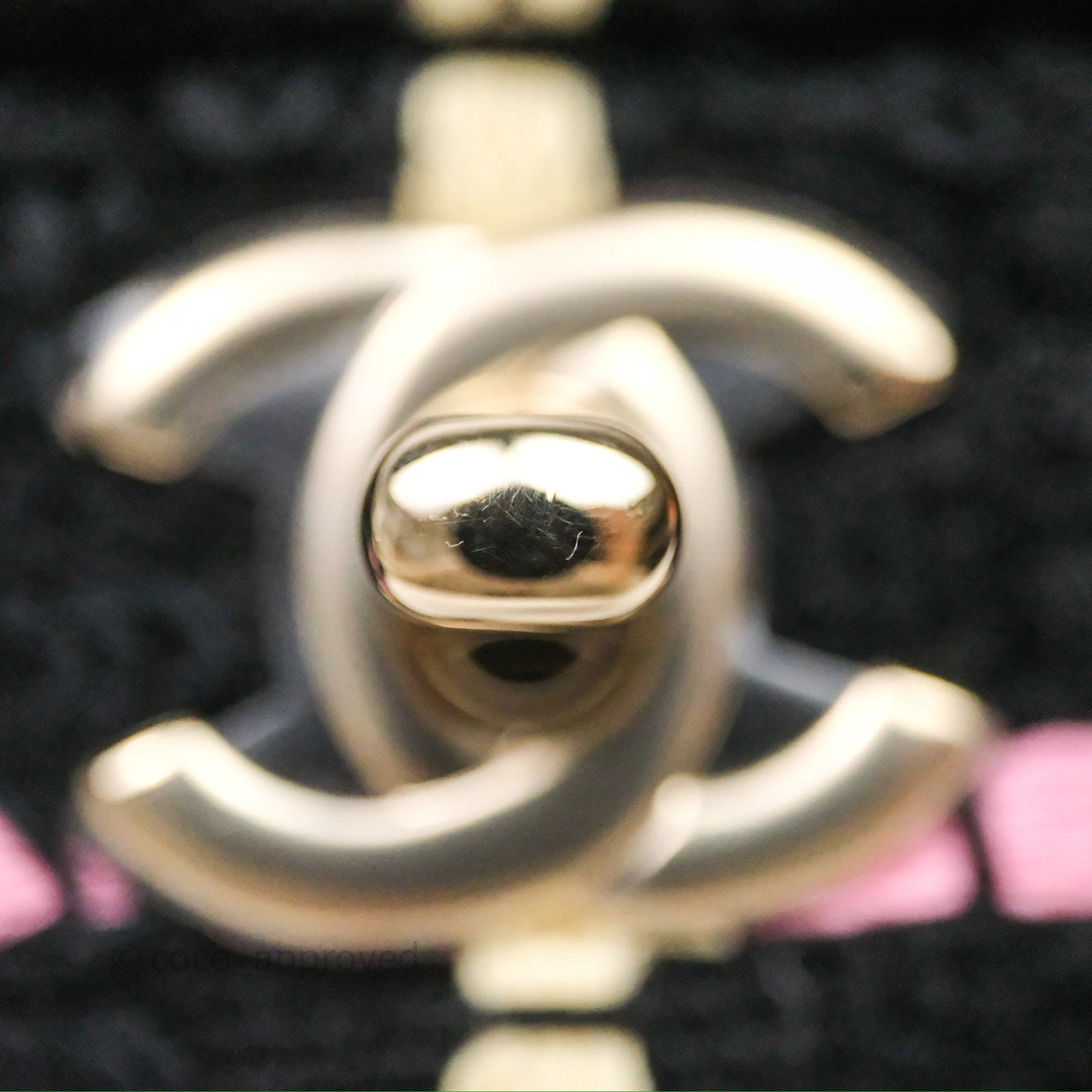Chanel Mini Rectangular Flap Multicolor Tweed Gold Hardware