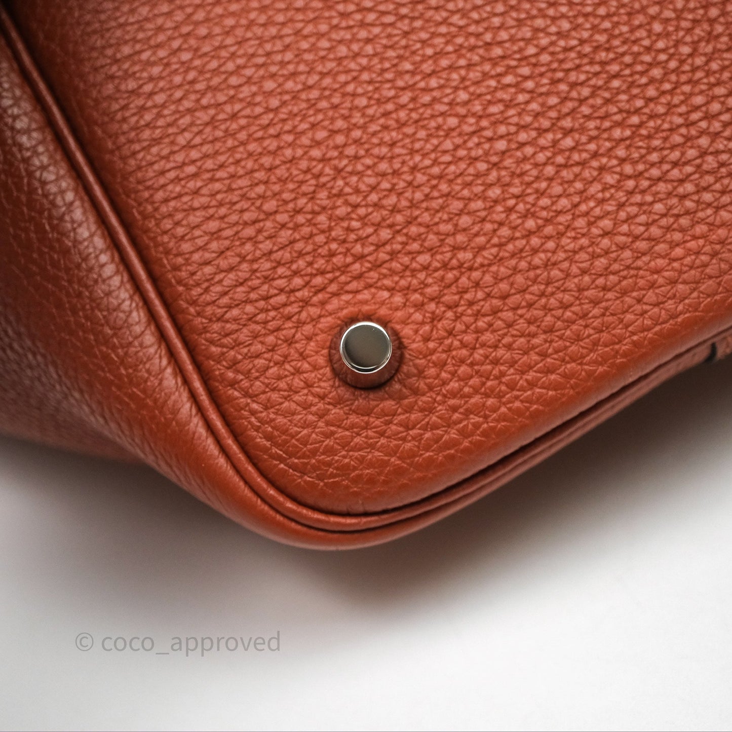 Hermès Picotin 22 Cuivre 6C Clemence Palladium Hardware