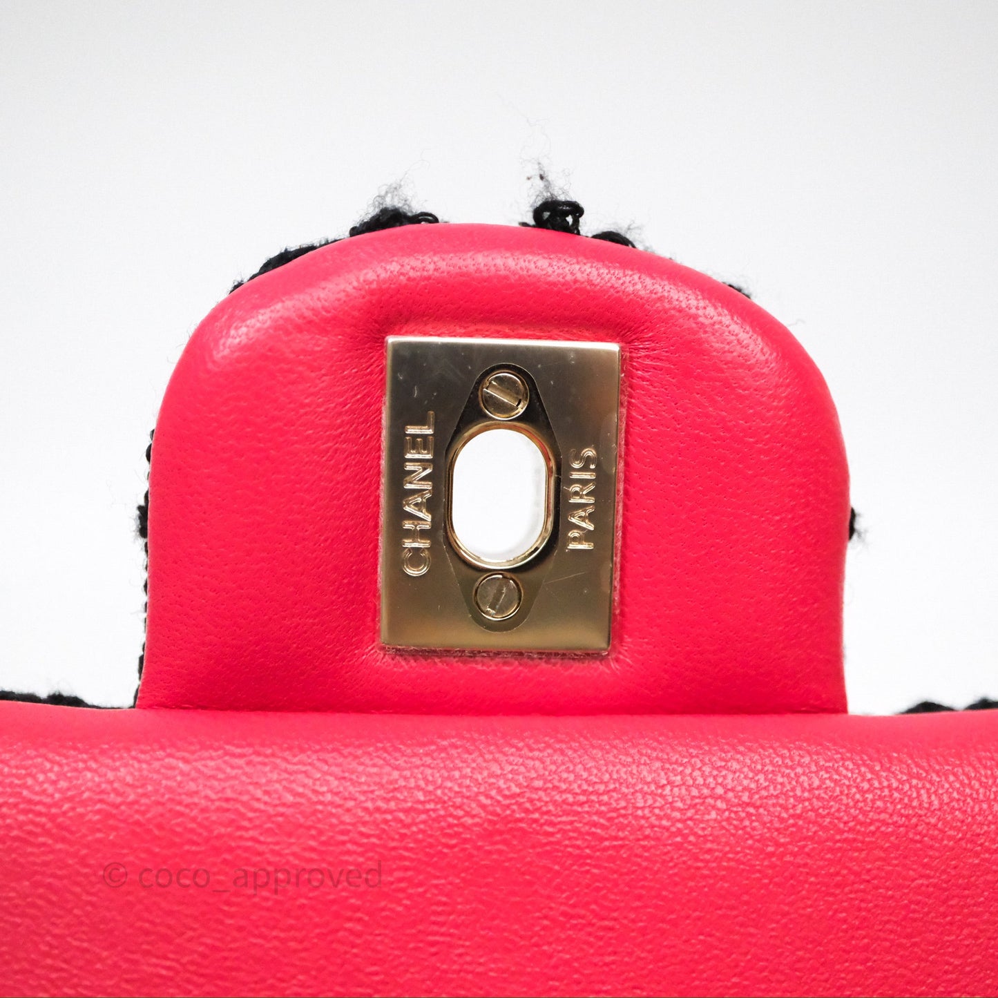 Chanel Mini Rectangular Flap Multicolor Tweed Gold Hardware