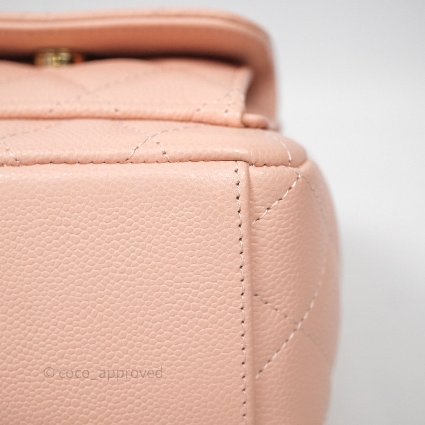Chanel Classic Mini Backpack Pink Caviar Gold Hardware