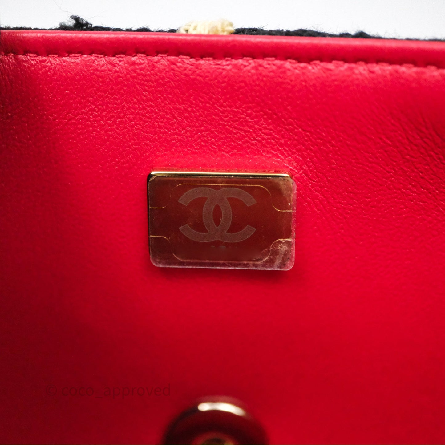 Chanel Mini Rectangular Flap Multicolor Tweed Gold Hardware