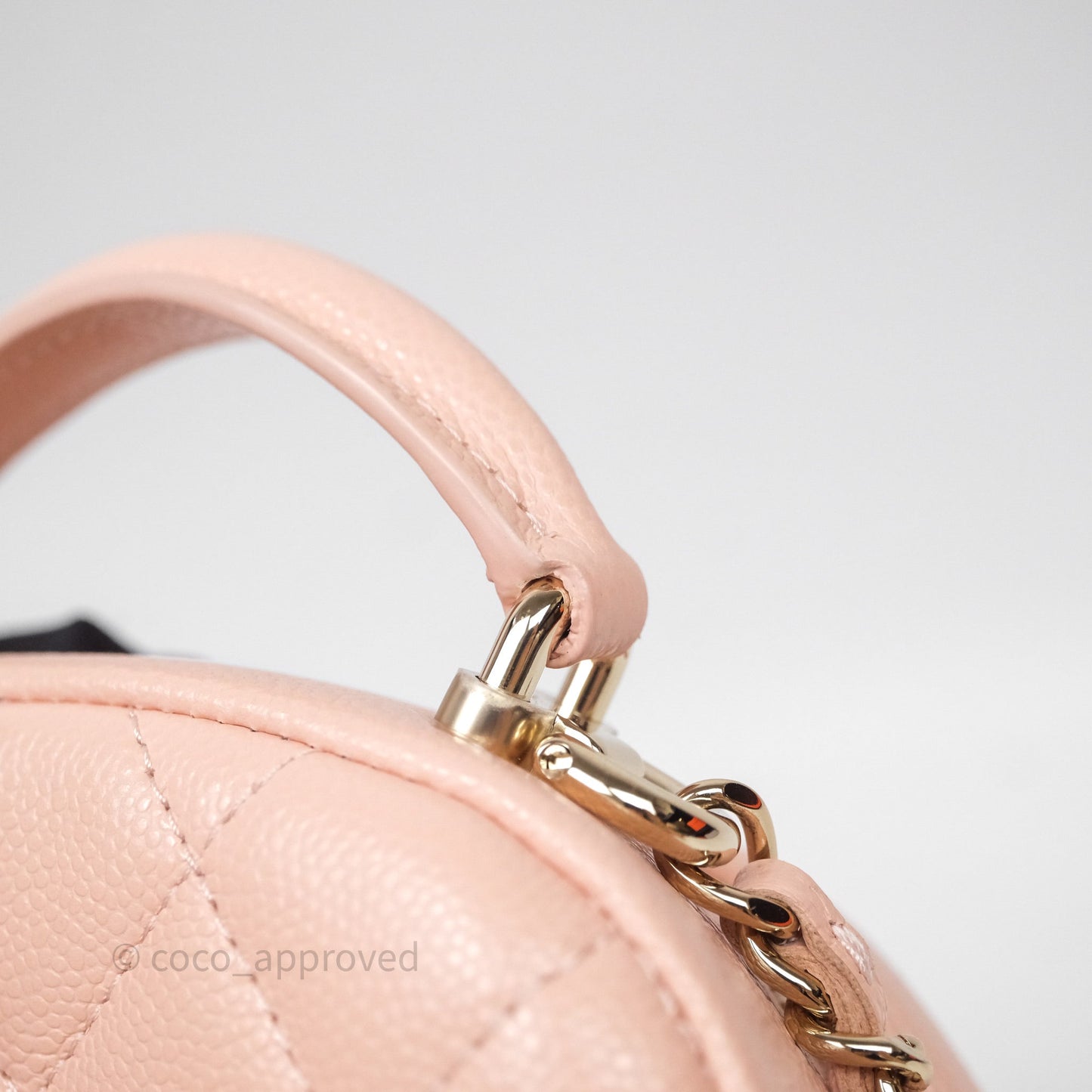 Chanel Classic Mini Backpack Pink Caviar Gold Hardware
