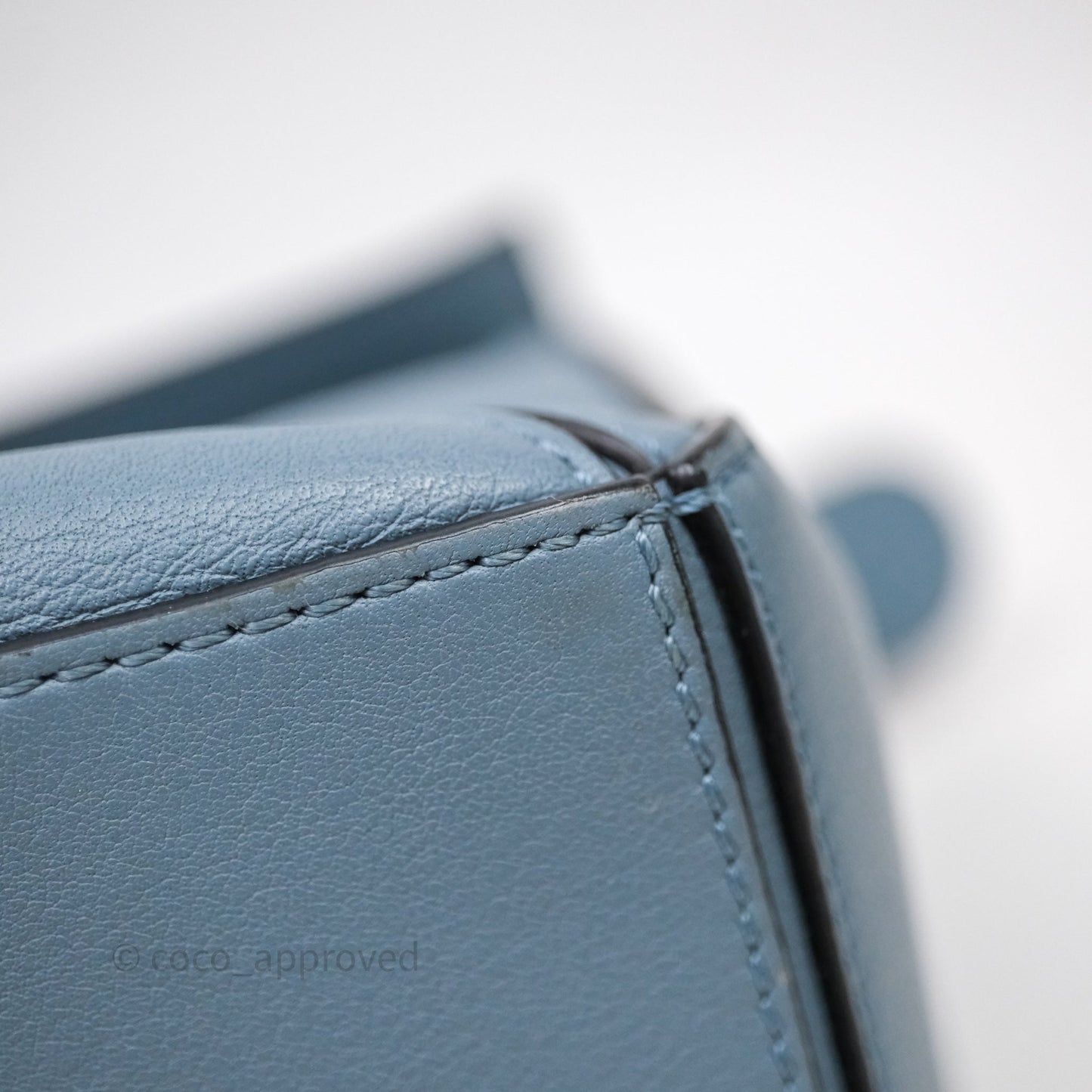 Loewe Small Puzzle Bag Stone Blue Calfskin