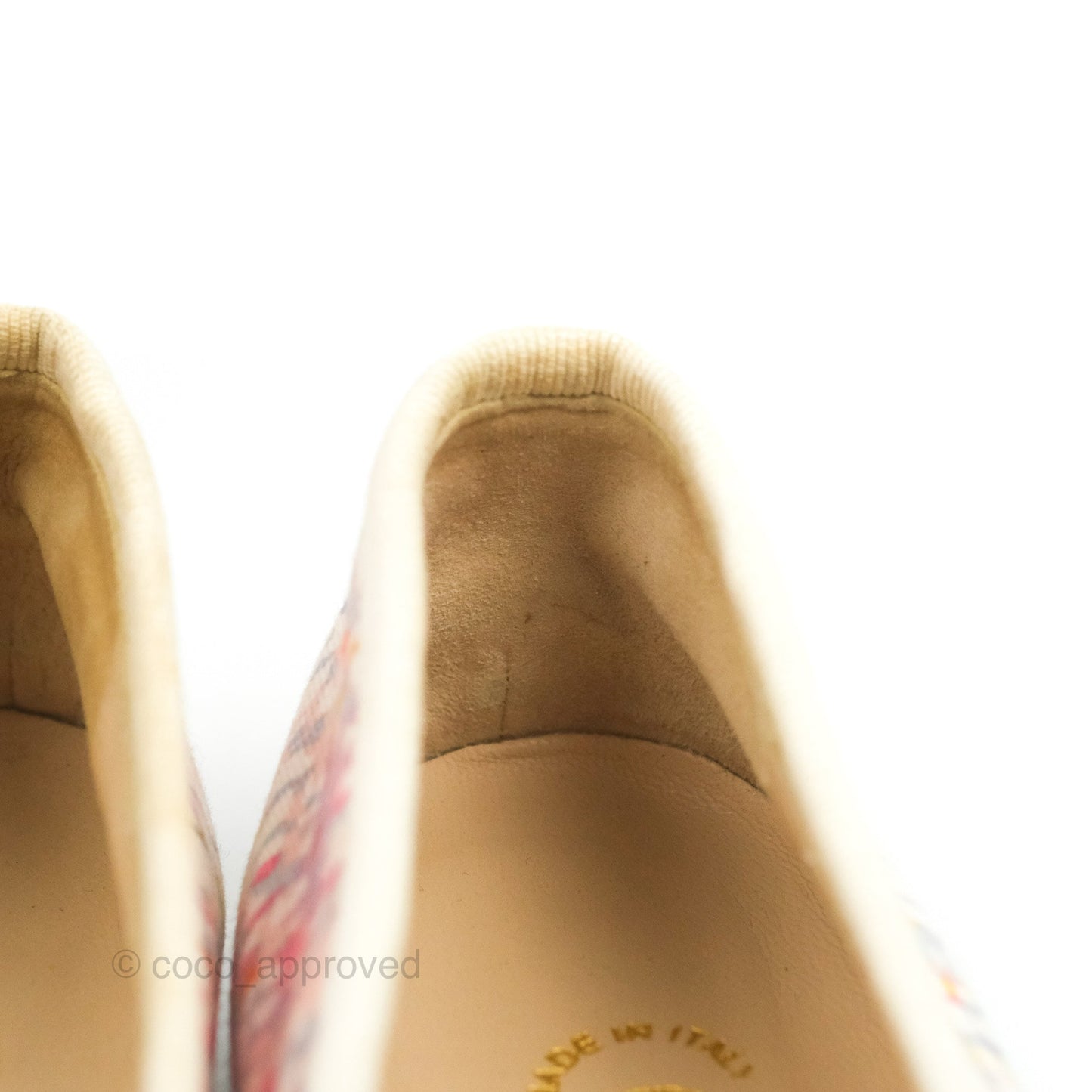 Chanel Ballerina Flats Pink/White Size 36