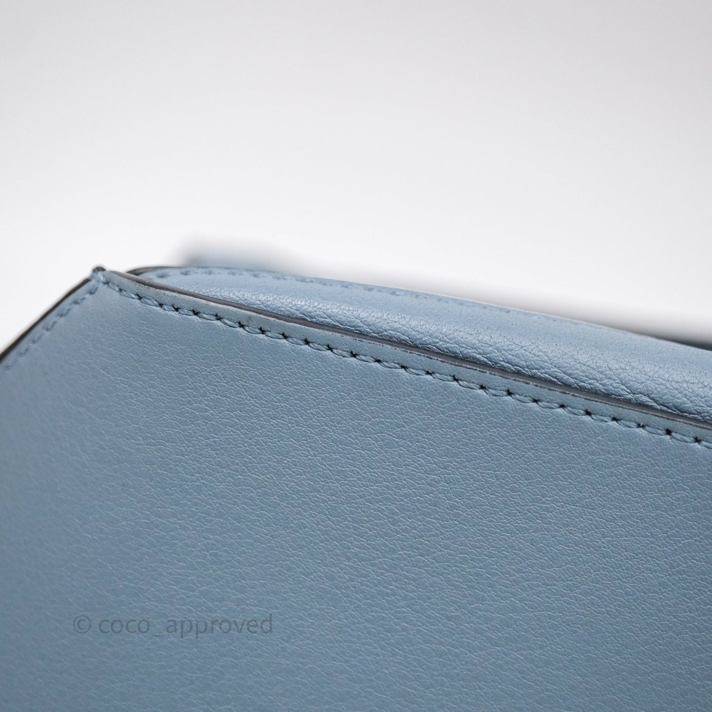 Loewe Small Puzzle Bag Stone Blue Calfskin