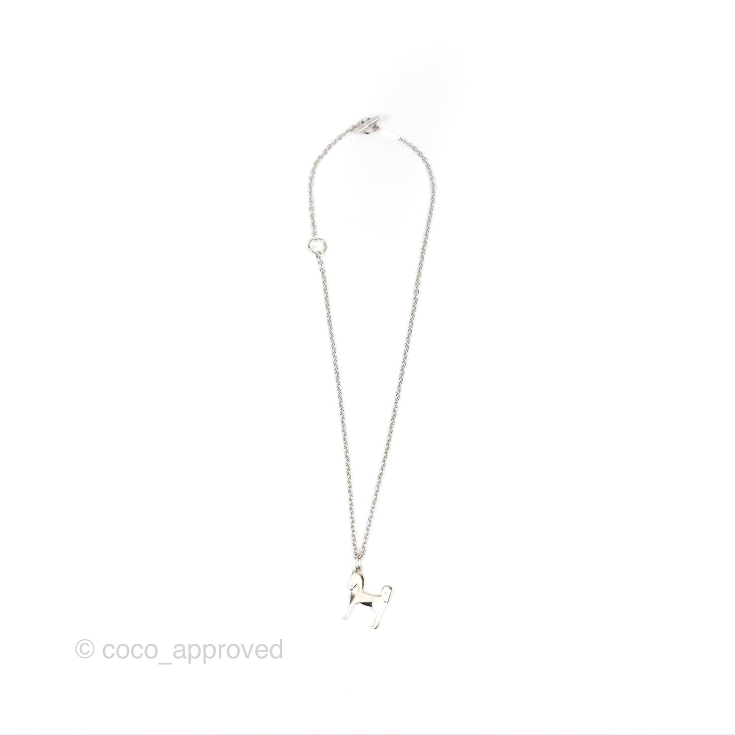 Hermes Panache Necklace Brushed Palladium Hardware
