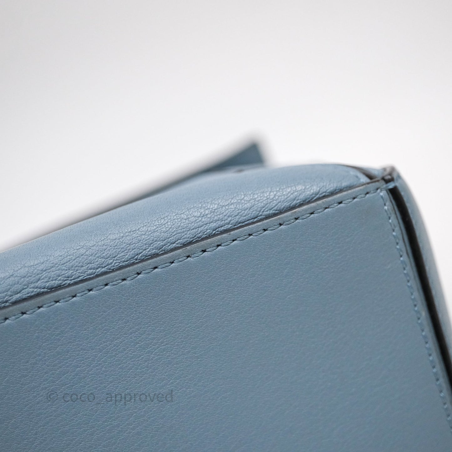 Loewe Small Puzzle Bag Stone Blue Calfskin