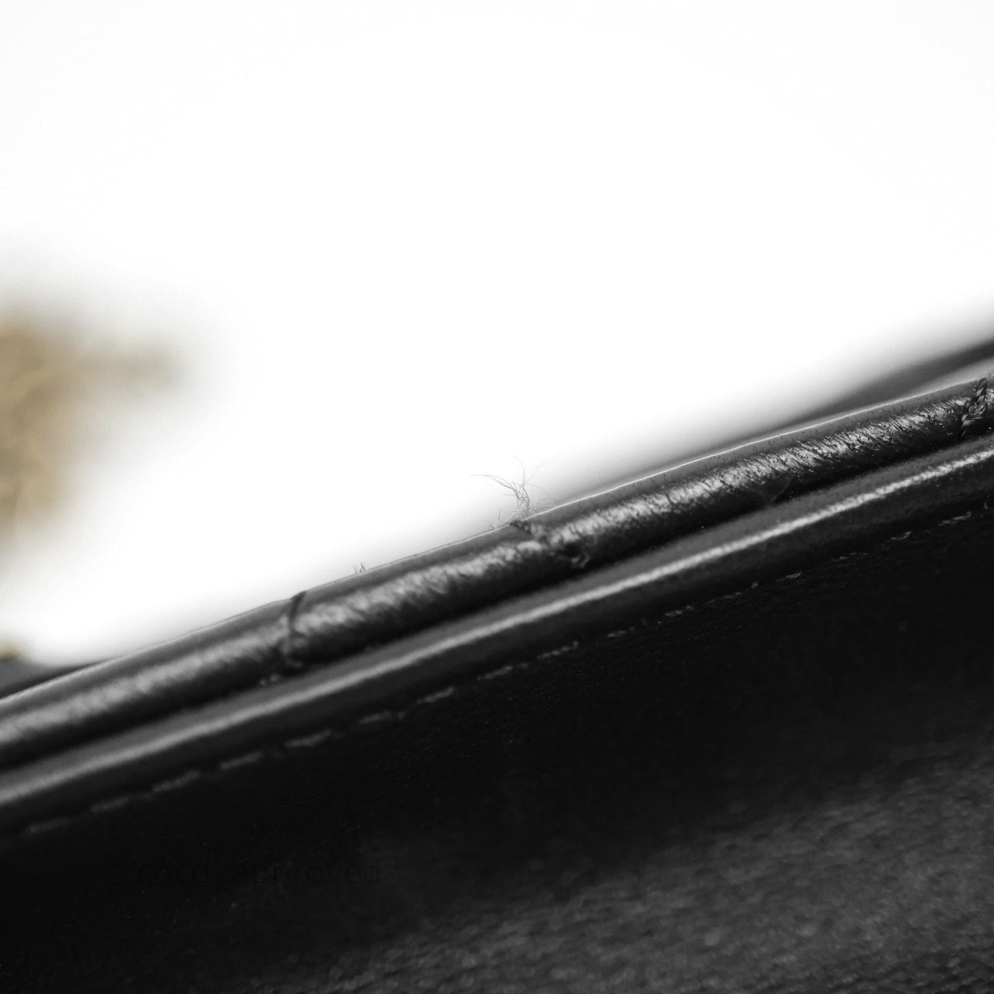 Chanel Top Handle Mini WOC Phone Holder Black Lambskin Gold Hardware