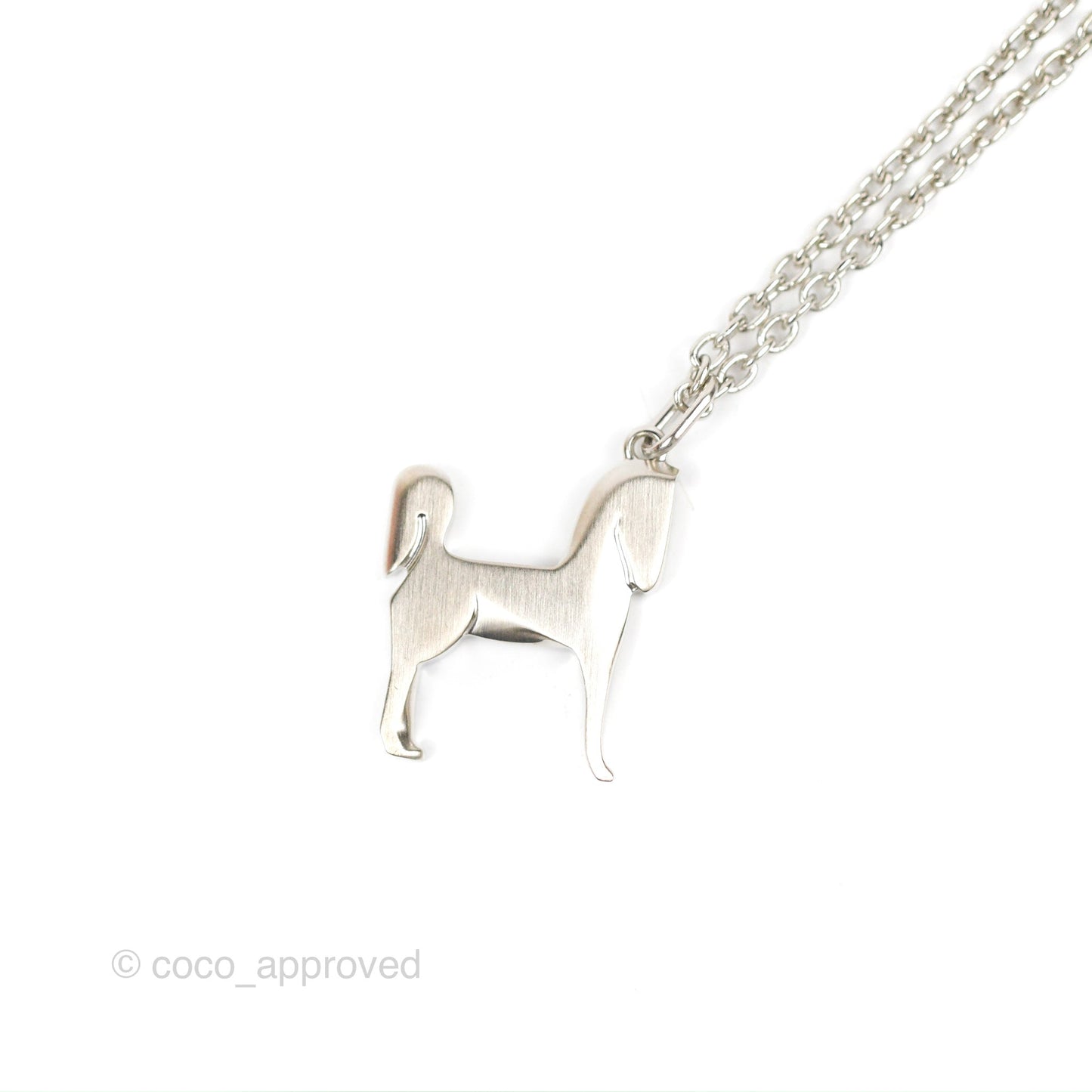 Hermes Panache Necklace Brushed Palladium Hardware