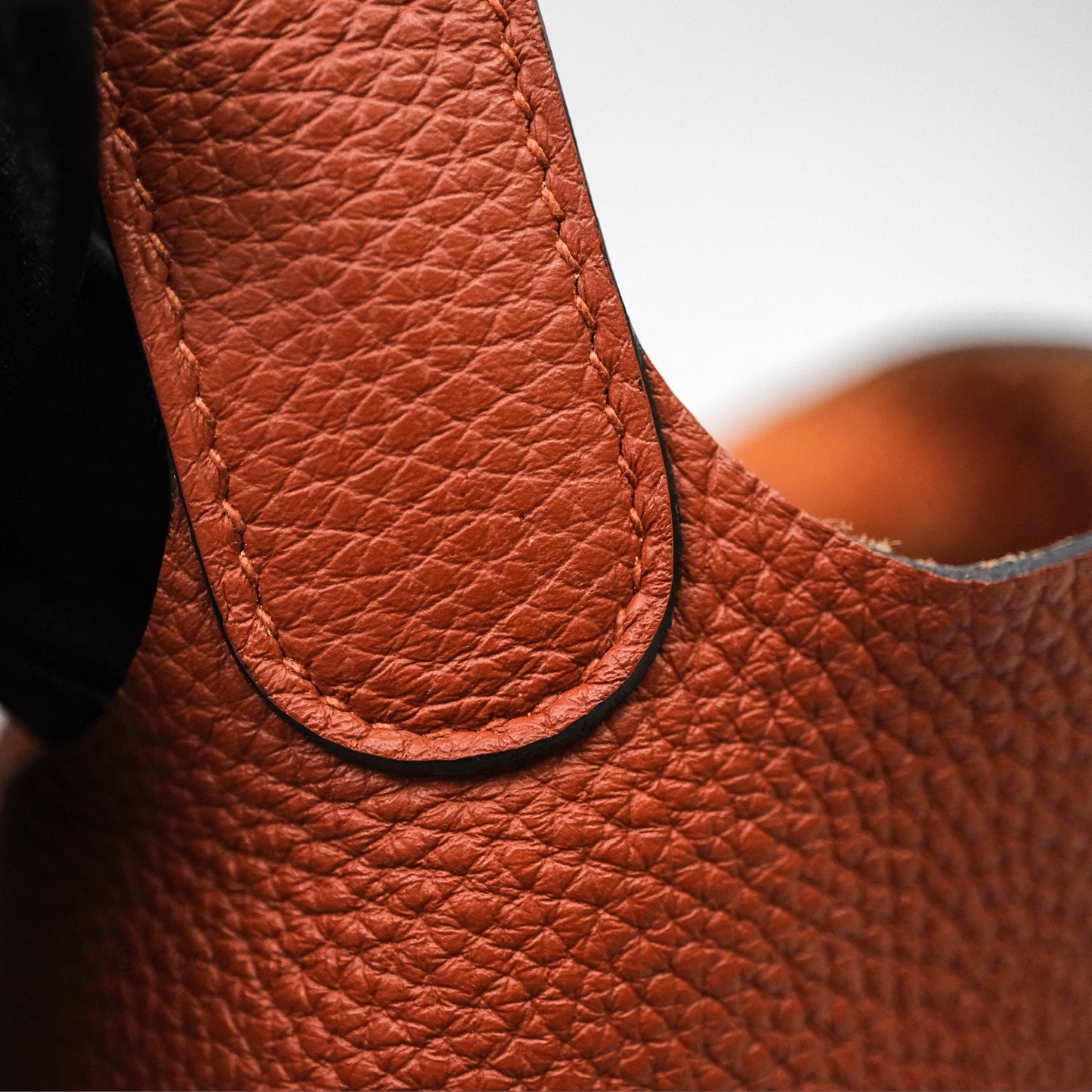 Hermès Picotin 22 Cuivre 6C Clemence Palladium Hardware