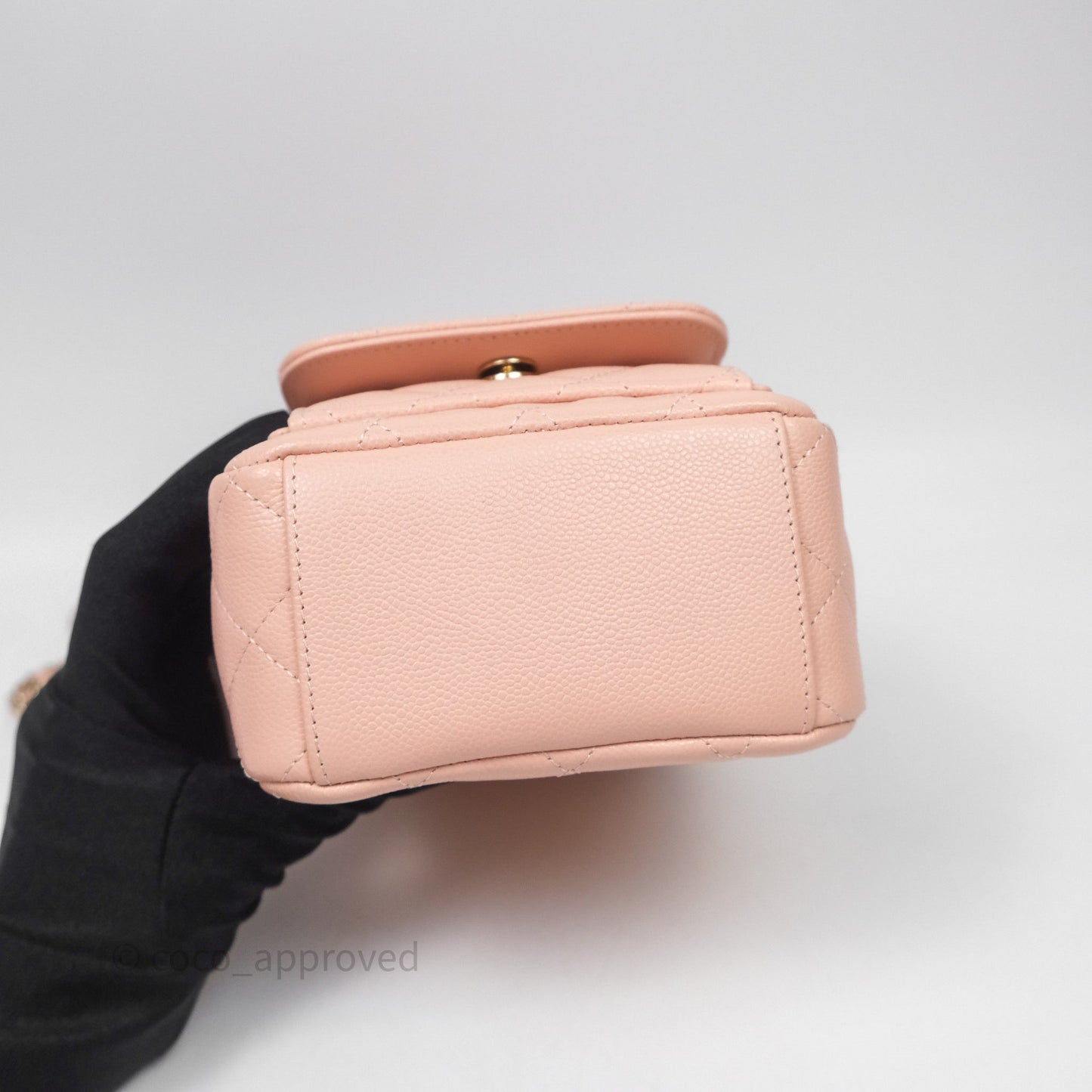 Chanel Classic Mini Backpack Pink Caviar Gold Hardware