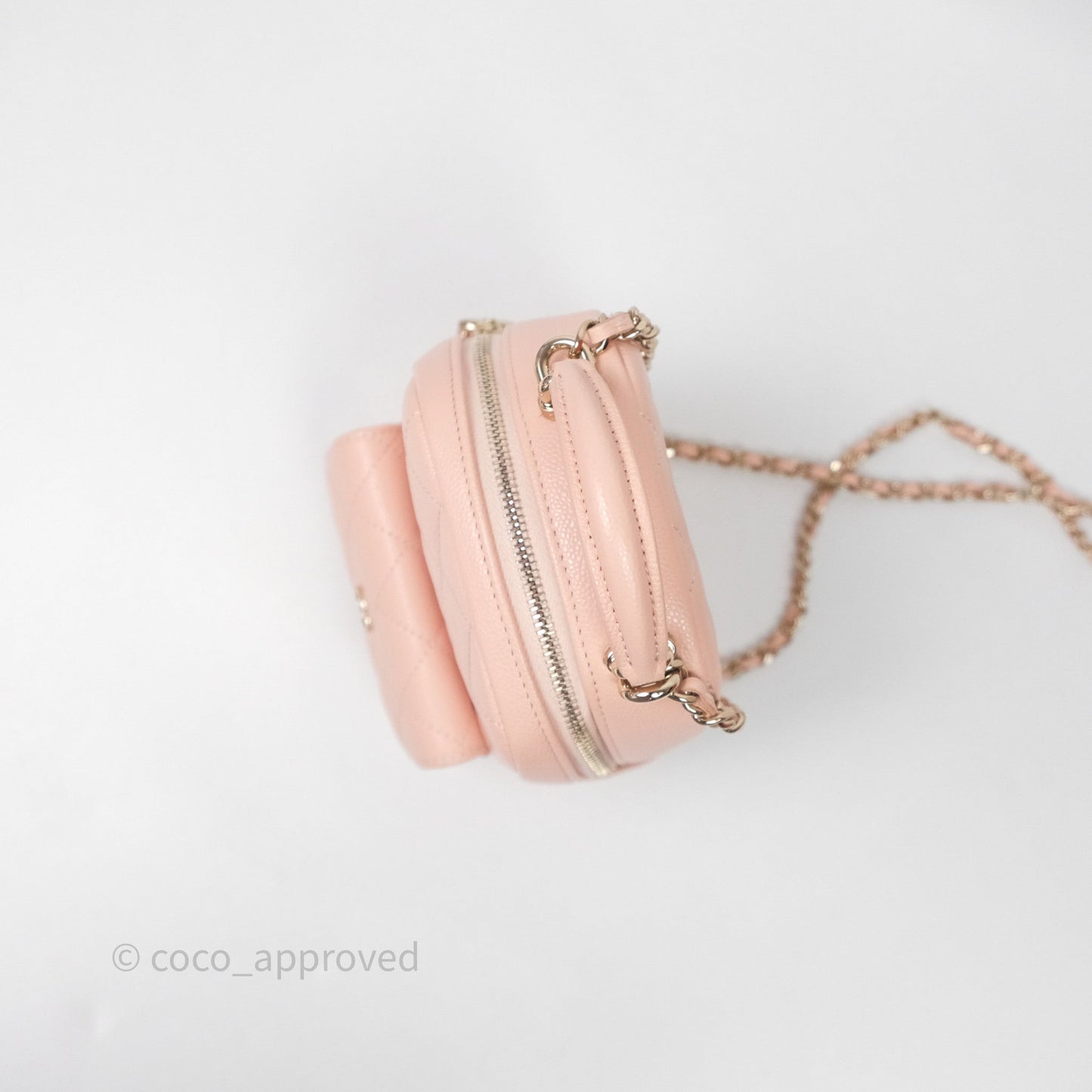 Chanel Classic Mini Backpack Pink Caviar Gold Hardware
