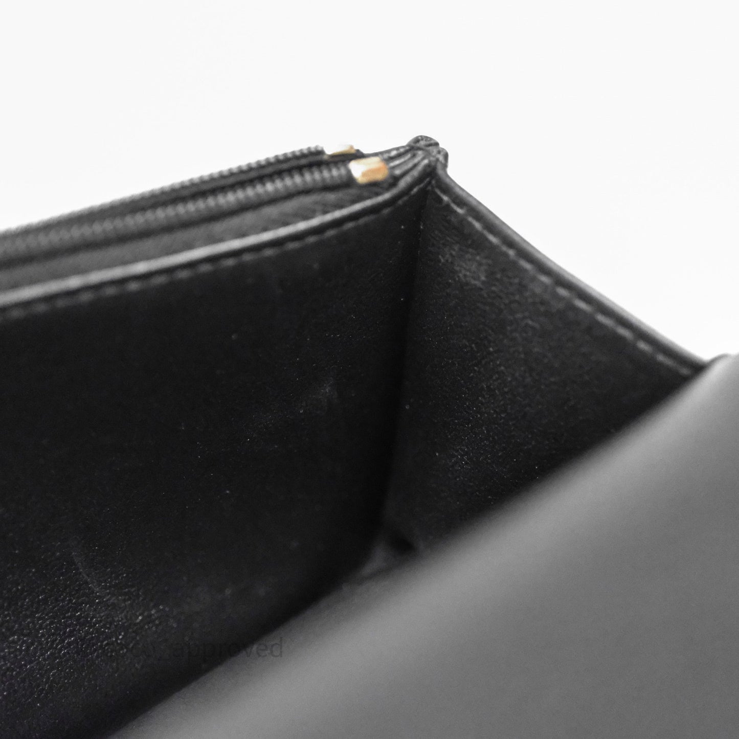 Chanel Top Handle Mini WOC Phone Holder Black Lambskin Gold Hardware