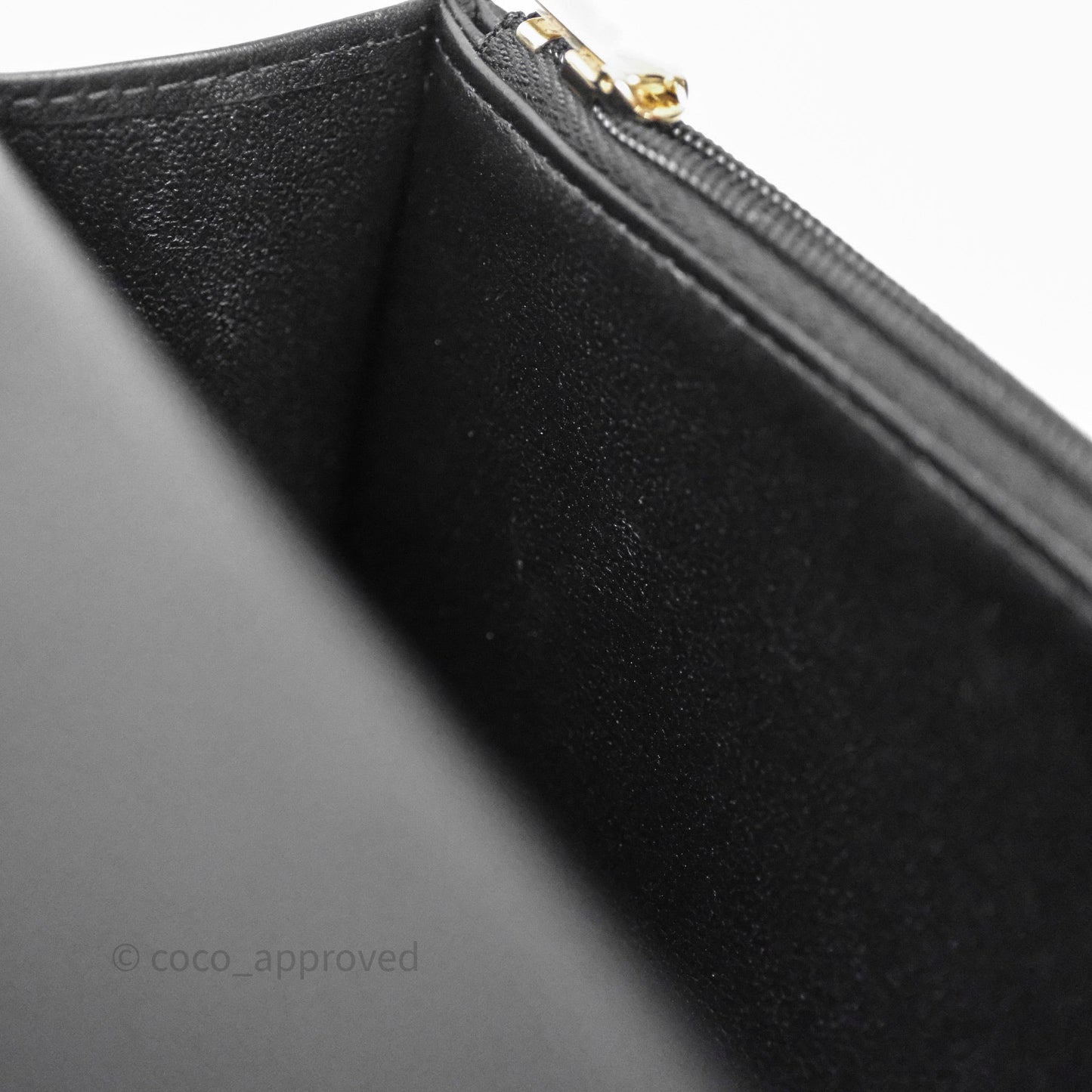 Chanel Top Handle Mini WOC Phone Holder Black Lambskin Gold Hardware
