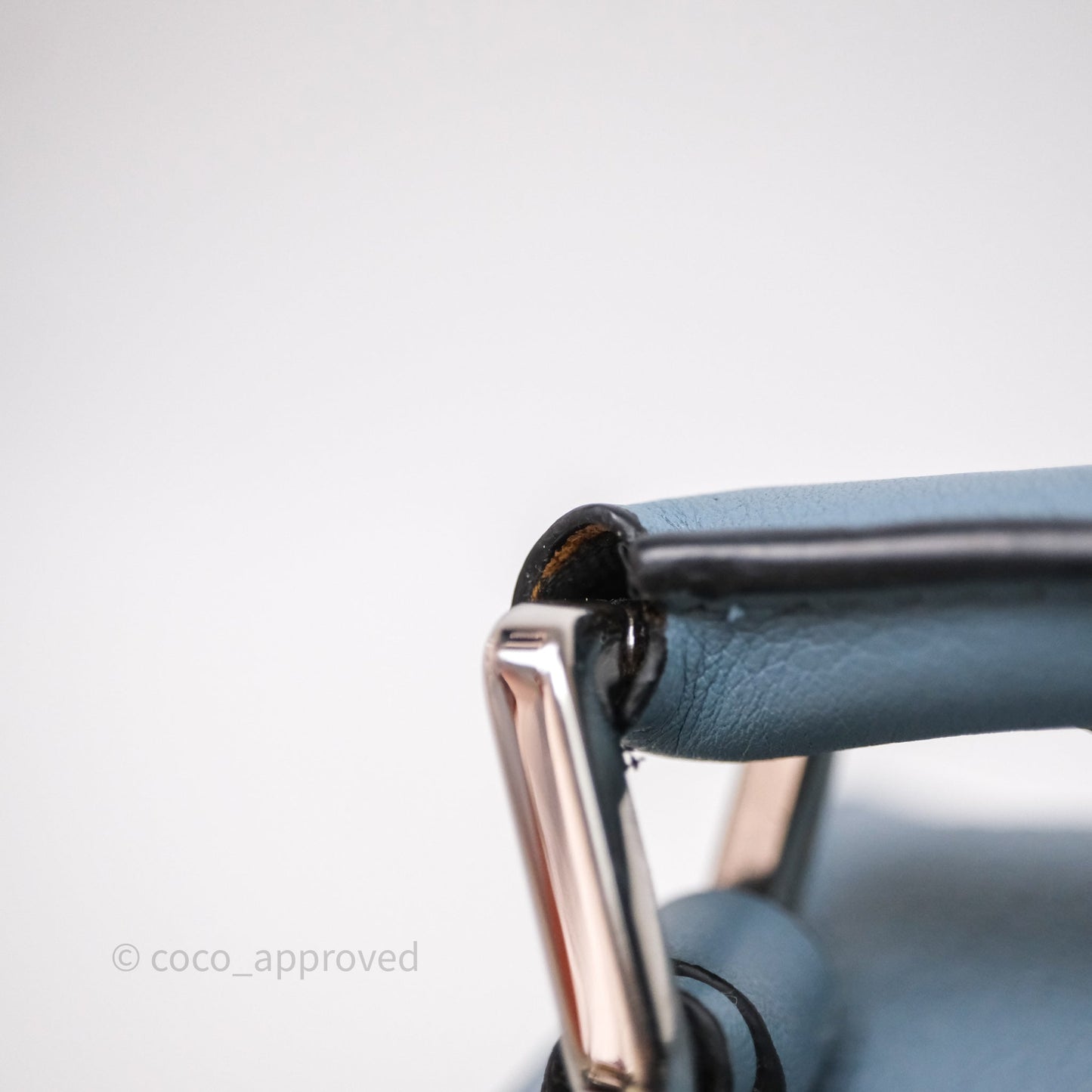 Loewe Small Puzzle Bag Stone Blue Calfskin