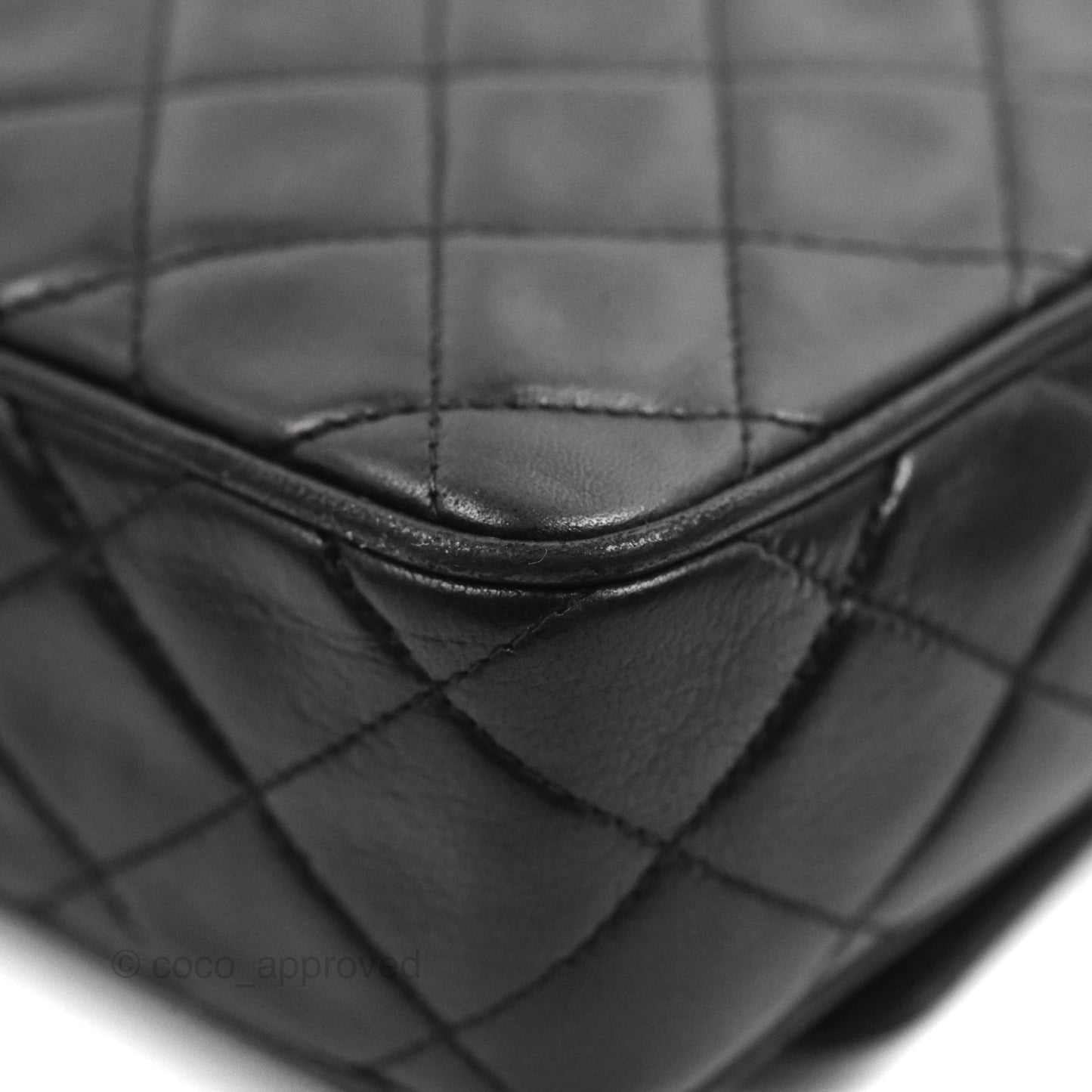Chanel Vintage Camera Bag Black Lambskin 24K Gold Hardware
