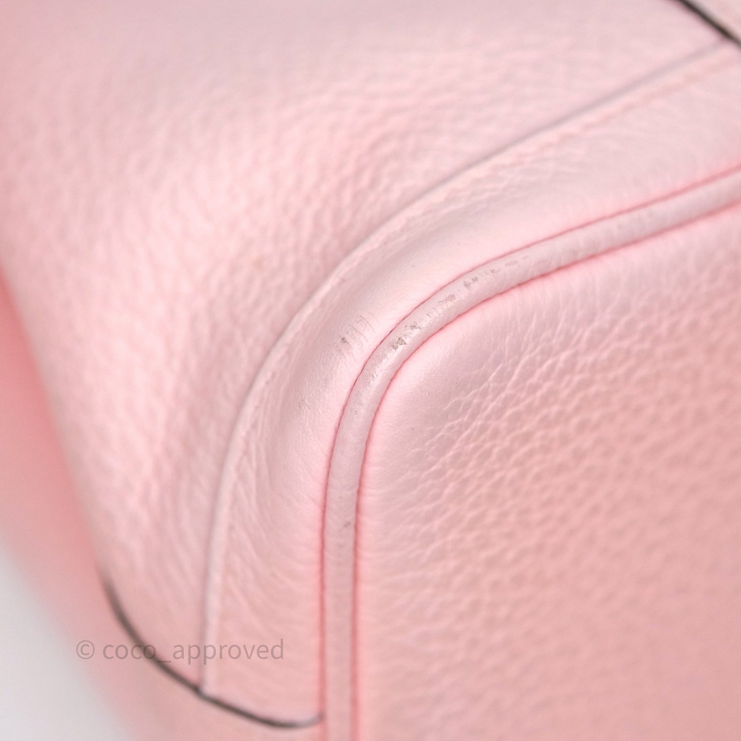 Hermes Garden Party 30 Rose Sakura 3Q Palladium Hardware