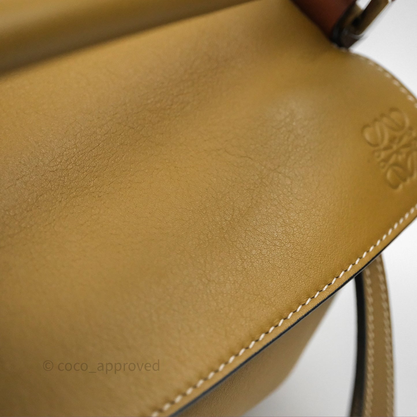 Loewe Small Puzzle Bag Khaki/ Tan Silver Hardware