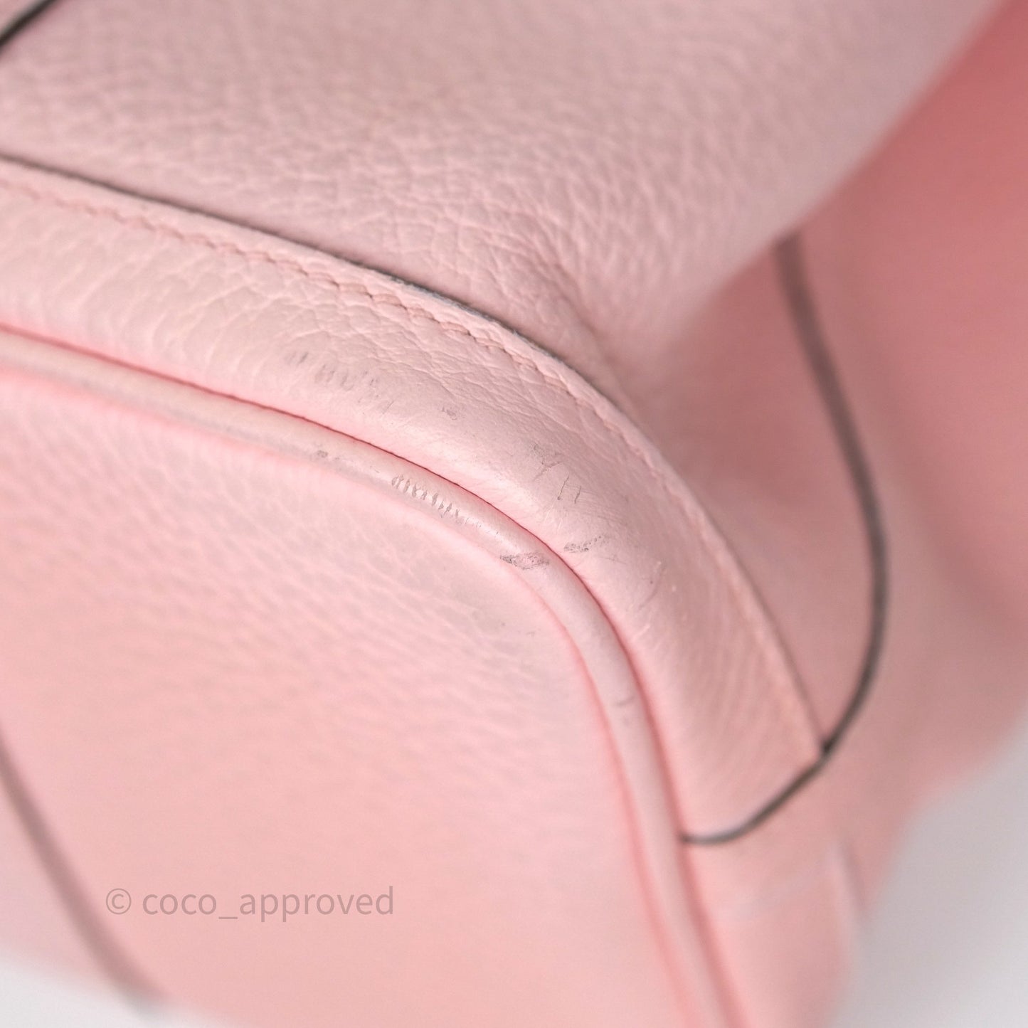Hermes Garden Party 30 Rose Sakura 3Q Palladium Hardware