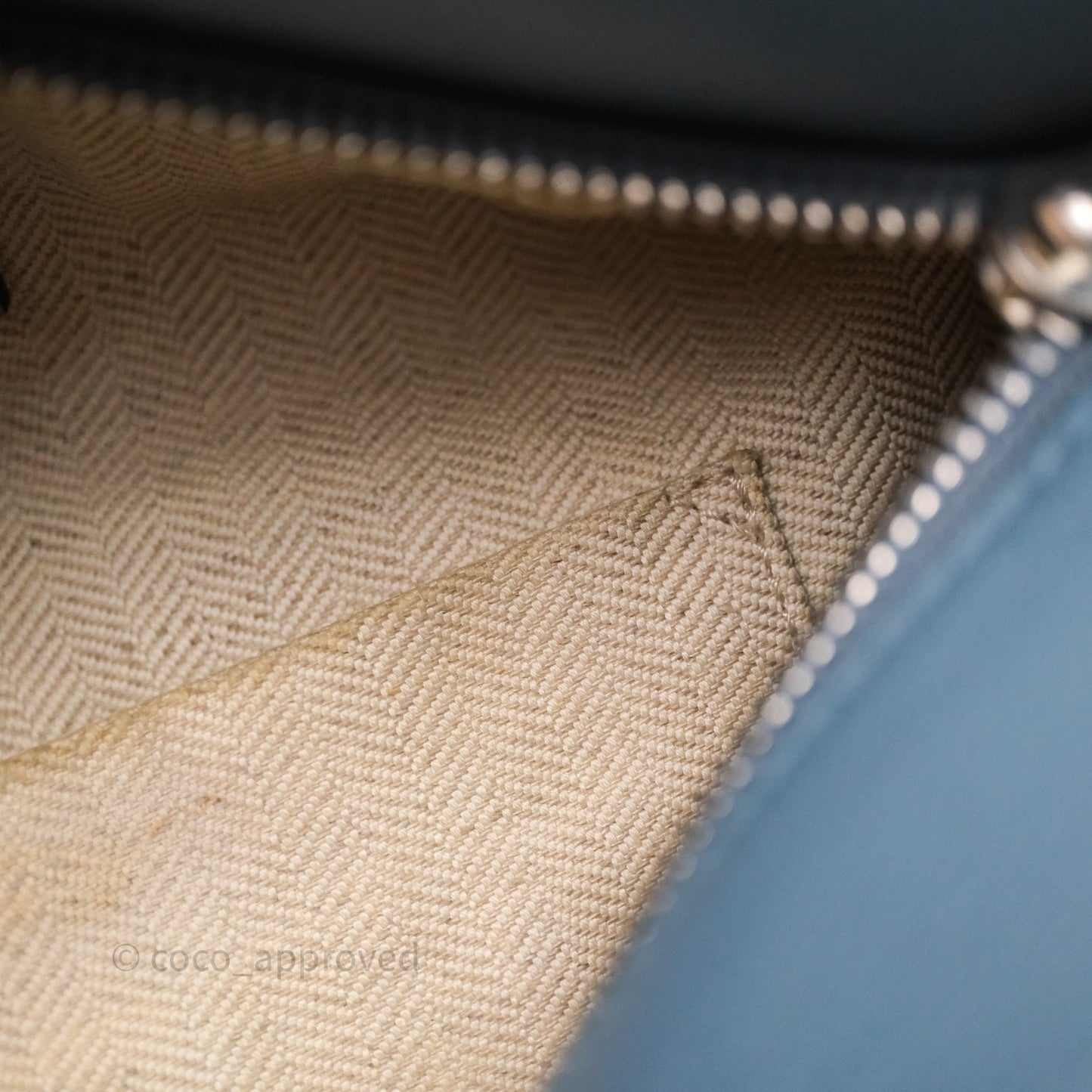 Loewe Small Puzzle Bag Stone Blue Calfskin