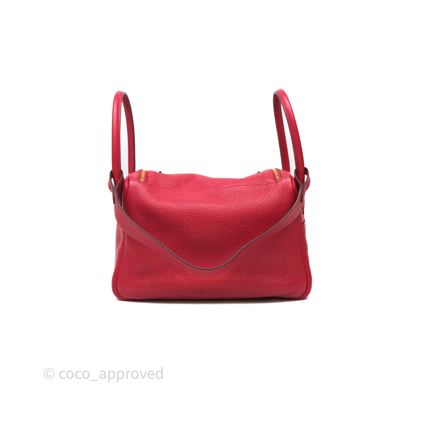 Hermes Lindy 26 Rouge Casaque Q5 Clemence Gold Hardware