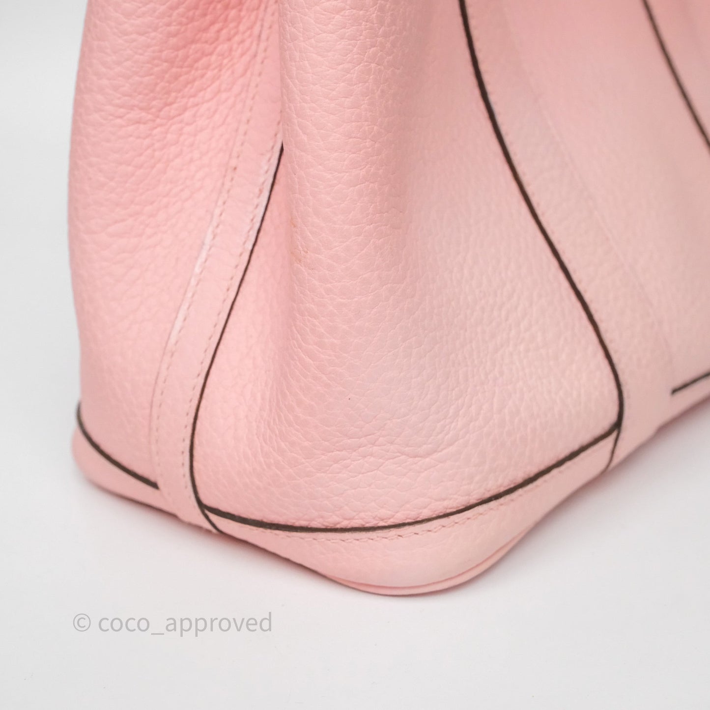 Hermes Garden Party 30 Rose Sakura 3Q Palladium Hardware