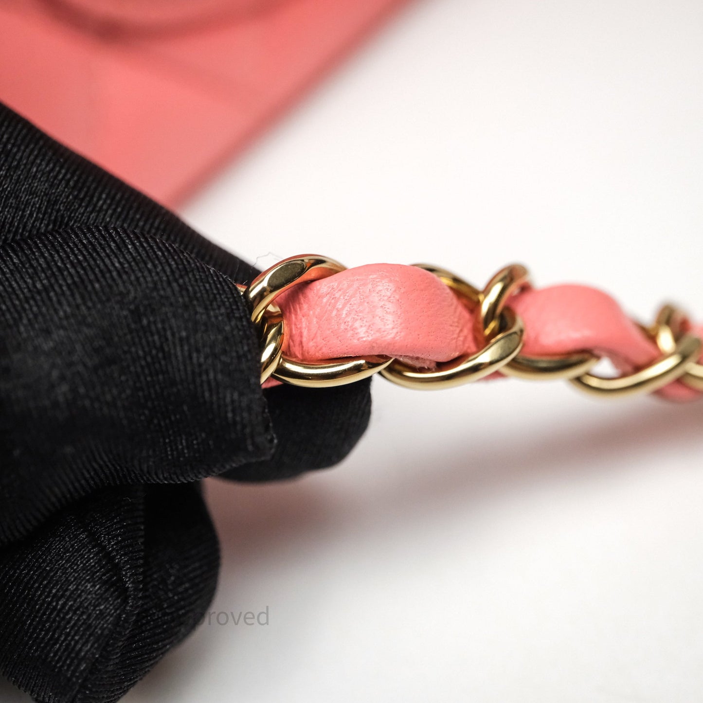 Chanel Mini Square Flap Quilted Pink Lambskin Gold Hardware