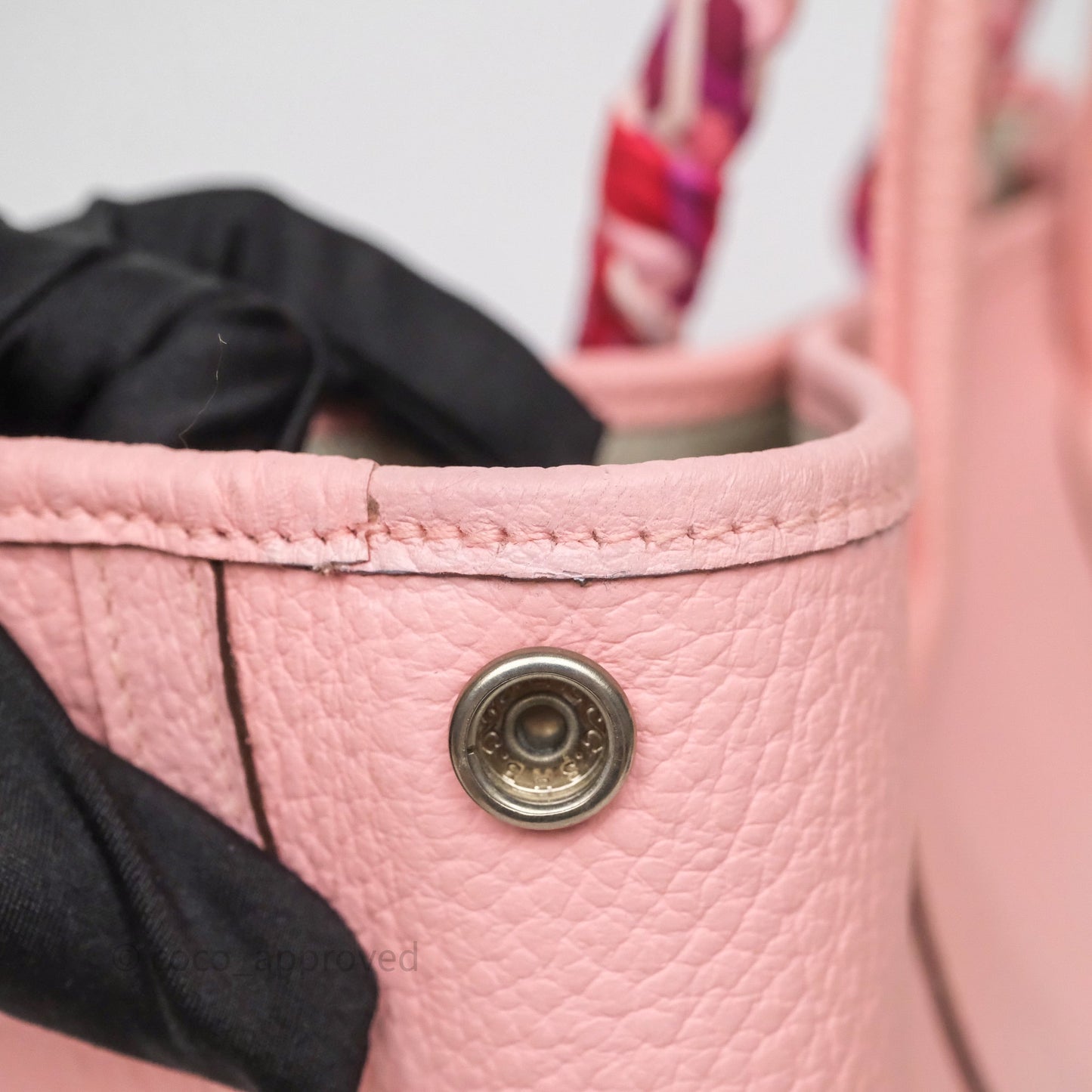 Hermes Garden Party 30 Rose Sakura 3Q Palladium Hardware
