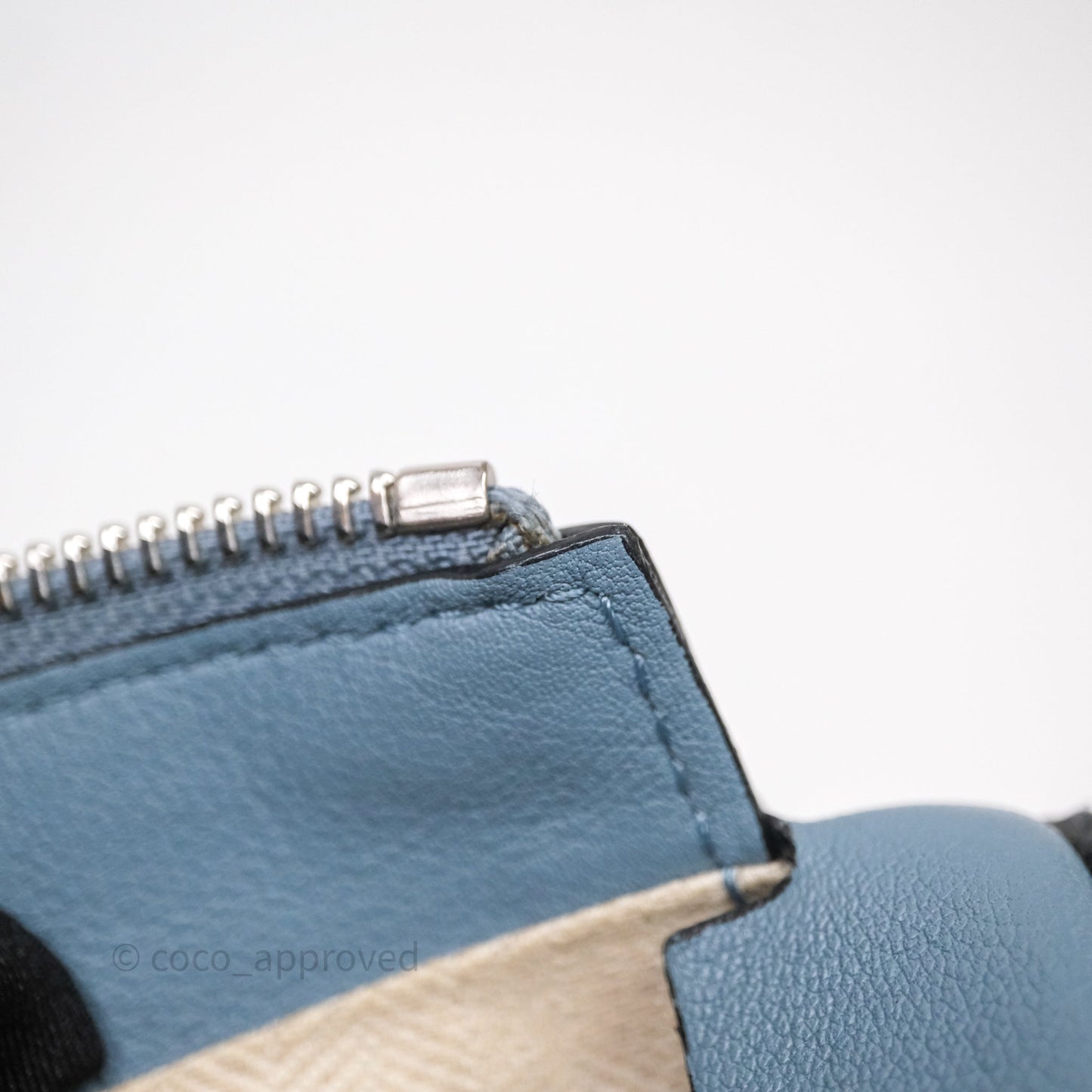 Loewe Small Puzzle Bag Stone Blue Calfskin
