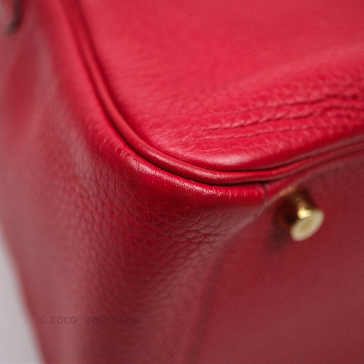 Hermes Lindy 26 Rouge Casaque Q5 Clemence Gold Hardware