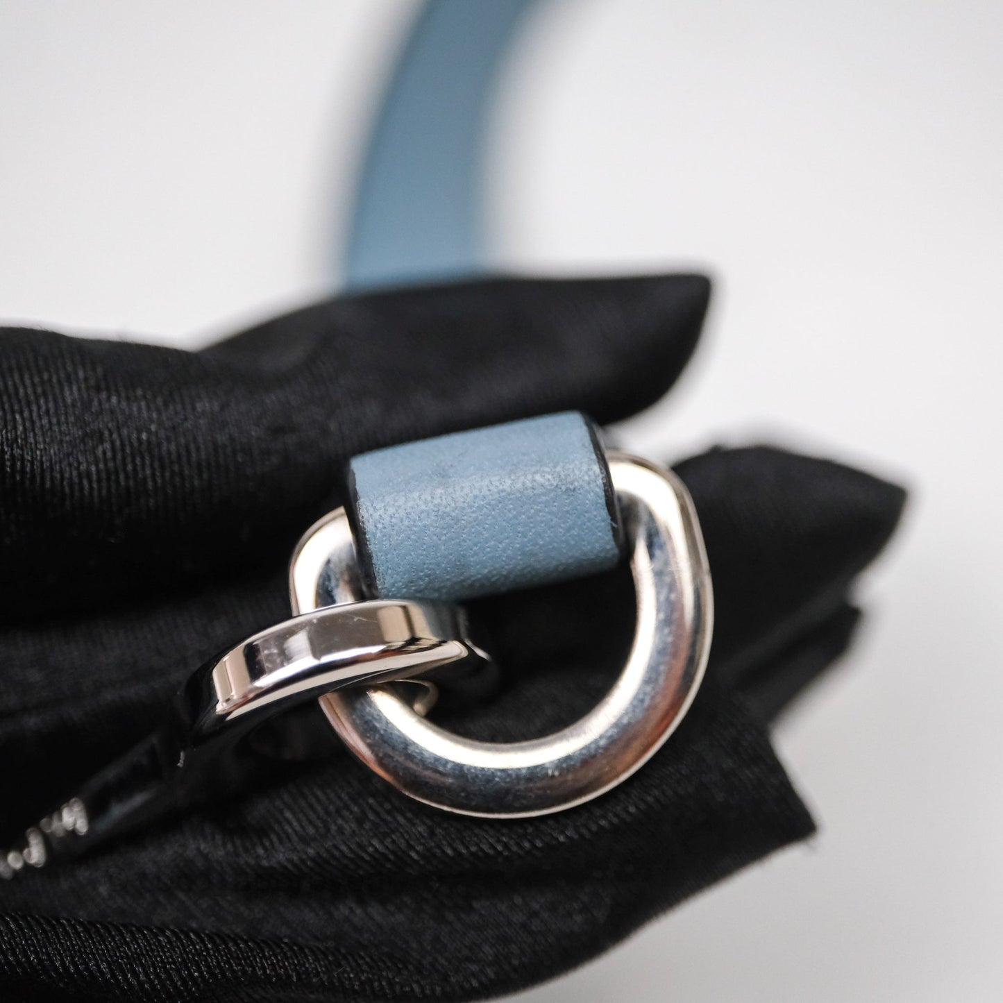 Loewe Small Puzzle Bag Stone Blue Calfskin
