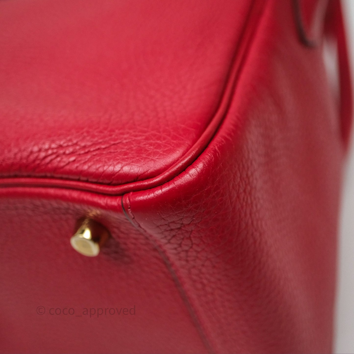 Hermes Lindy 26 Rouge Casaque Q5 Clemence Gold Hardware
