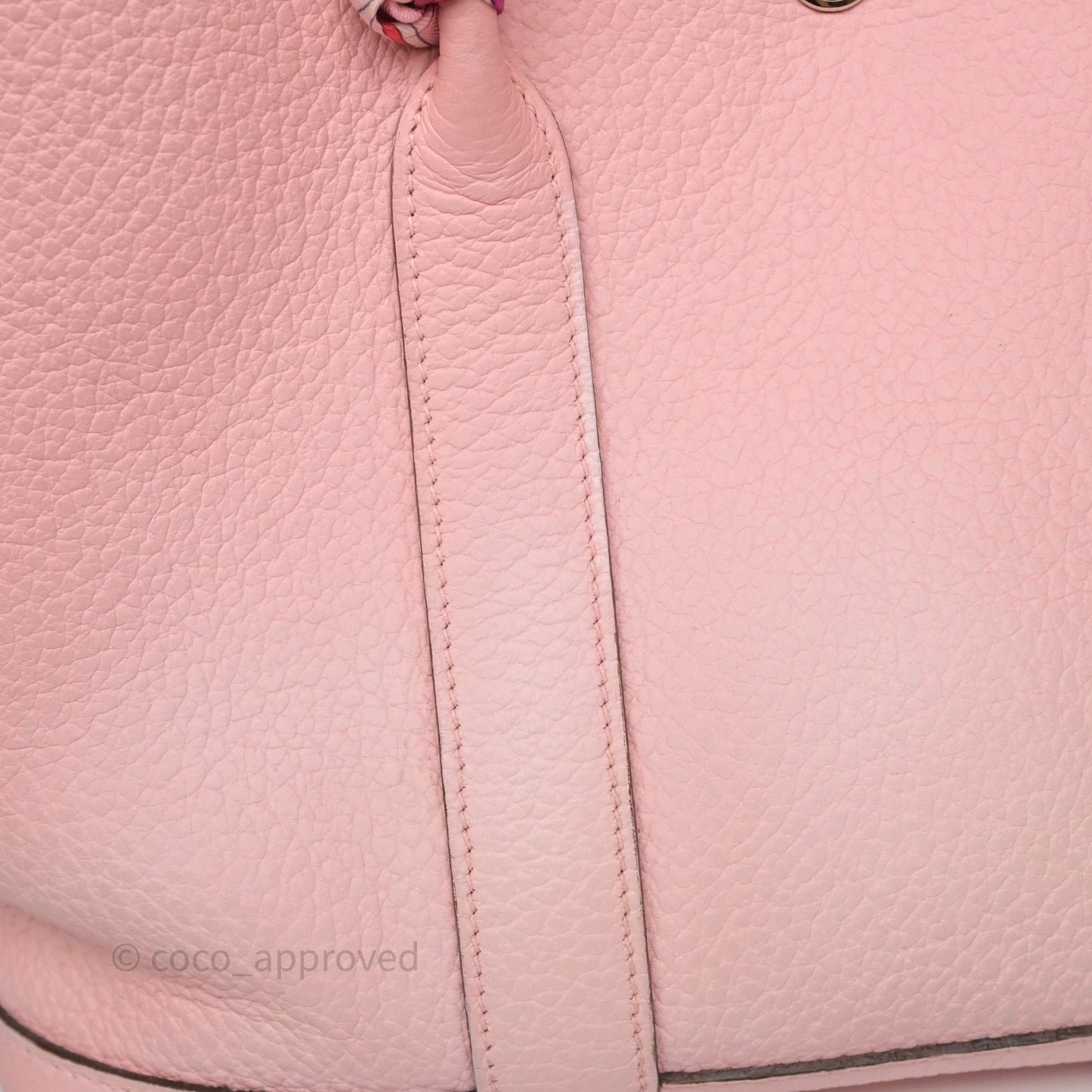 Hermes Garden Party 30 Rose Sakura 3Q Palladium Hardware