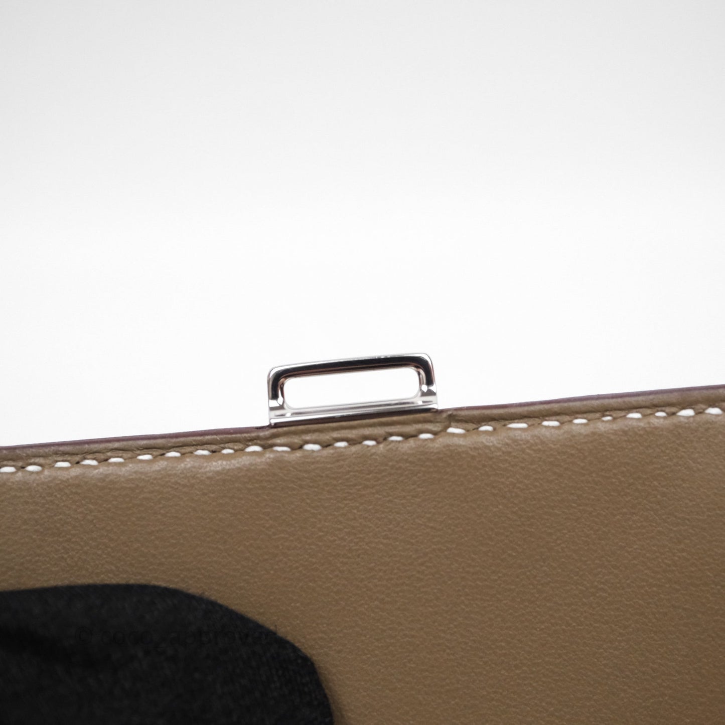 Hermès Della Cavalleria Mini Bag Etoupe 18 Epsom Palladium Hardware