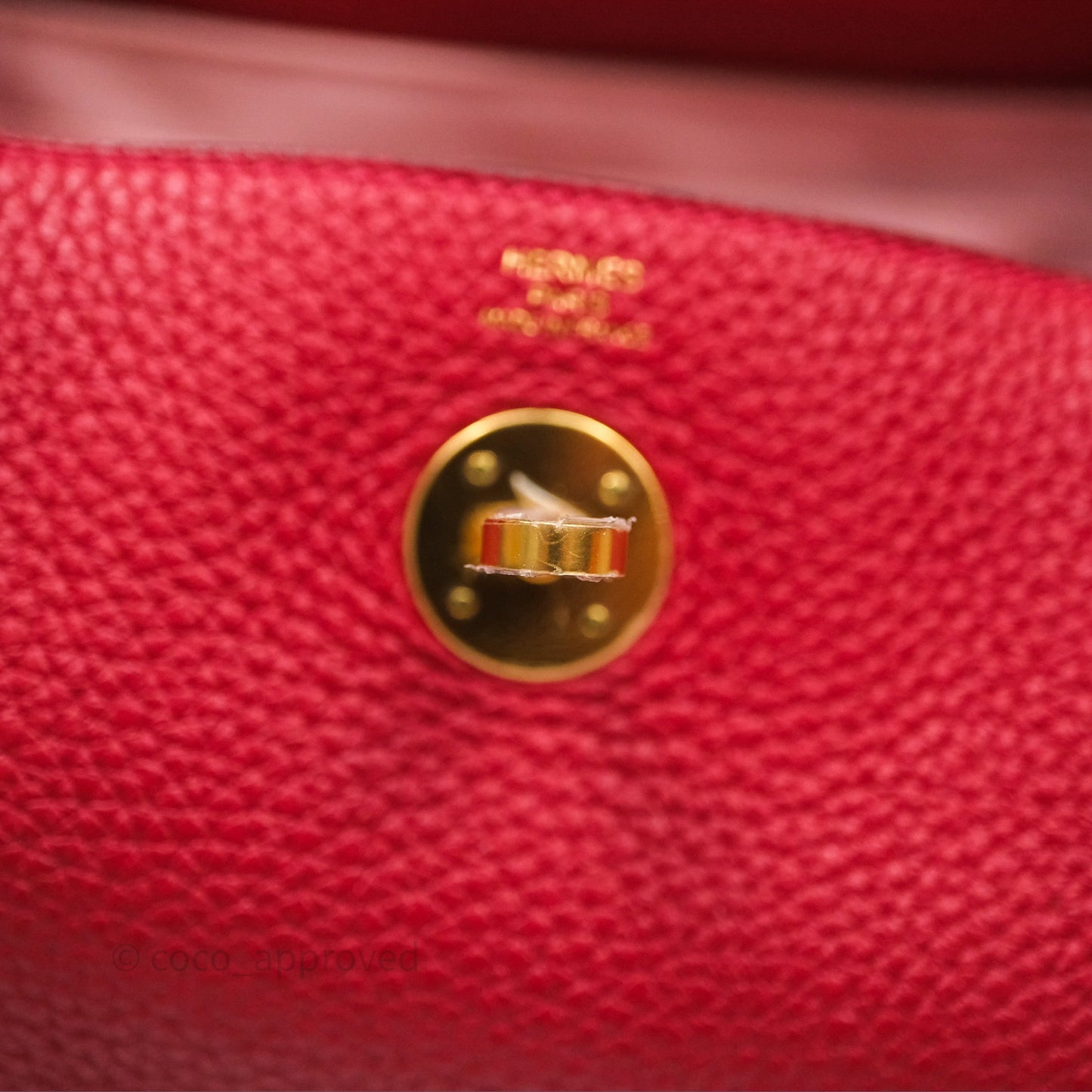 Hermes Lindy 26 Rouge Casaque Q5 Clemence Gold Hardware