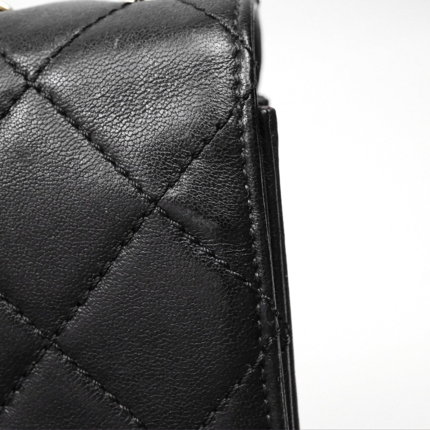 Chanel Beauty Lock Flap Bag Black Calfskin Gold Hardware