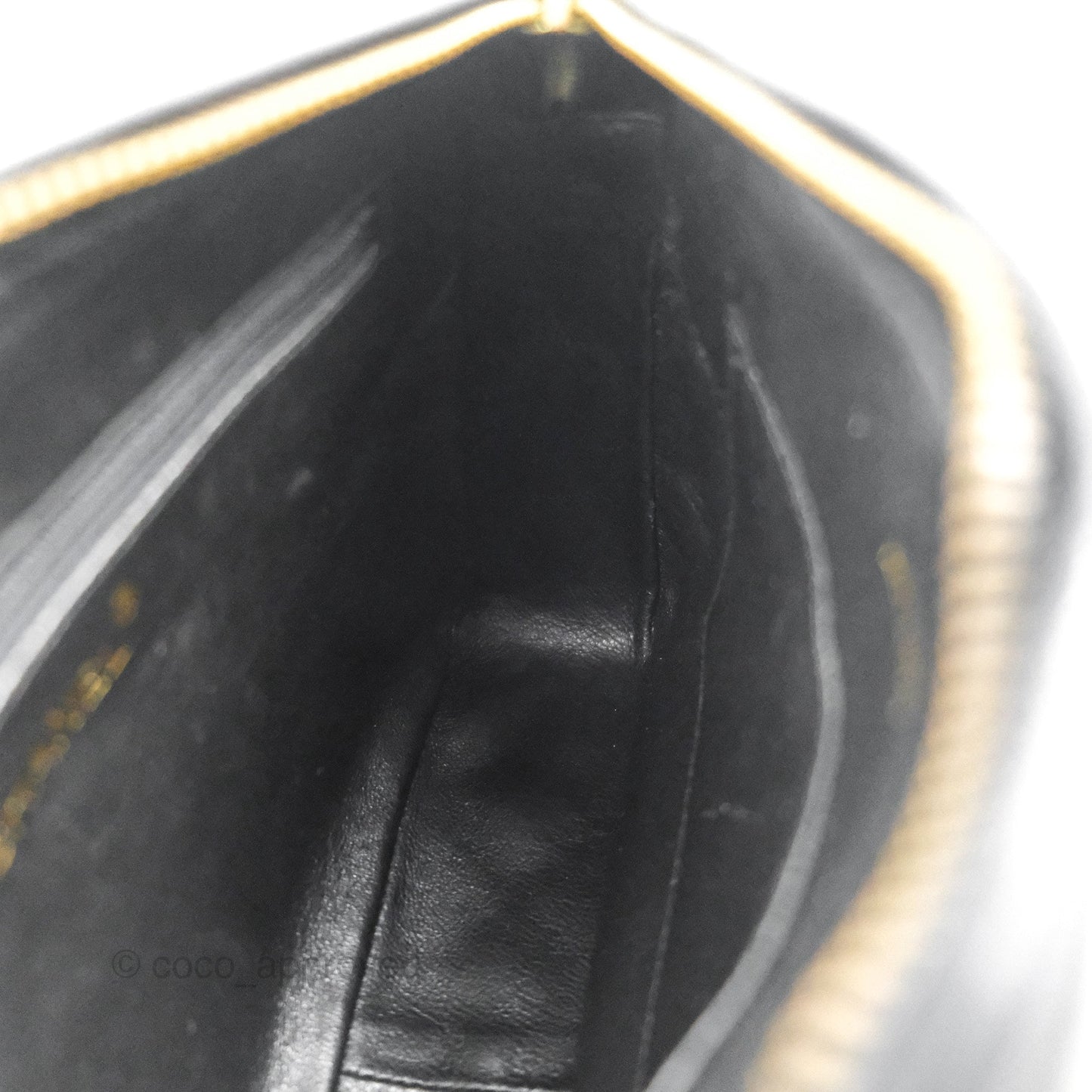 Chanel Vintage Camera Bag Black Lambskin 24K Gold Hardware