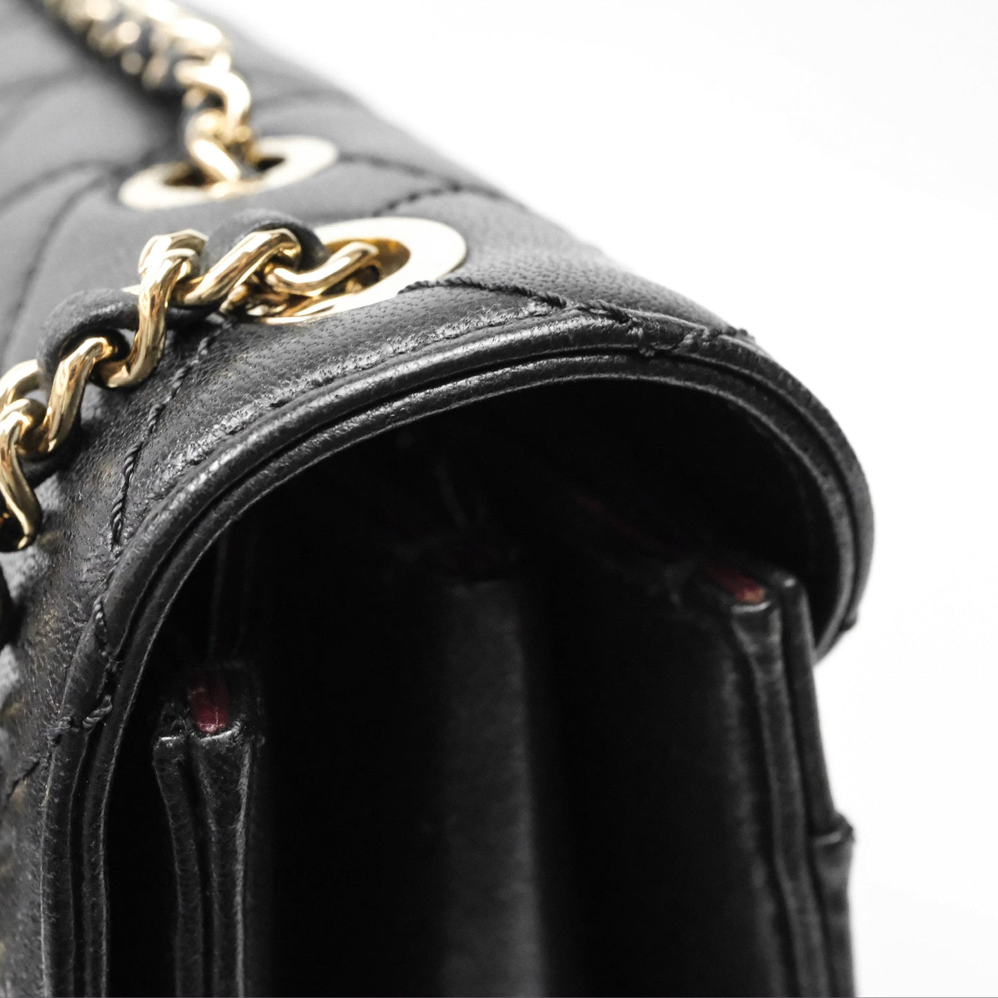 Chanel Beauty Lock Flap Bag Black Calfskin Gold Hardware