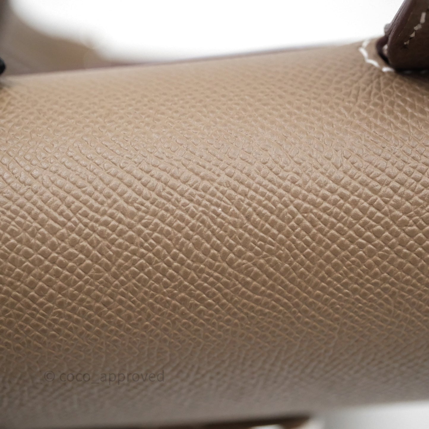 Hermès Della Cavalleria Mini Bag Etoupe 18 Epsom Palladium Hardware