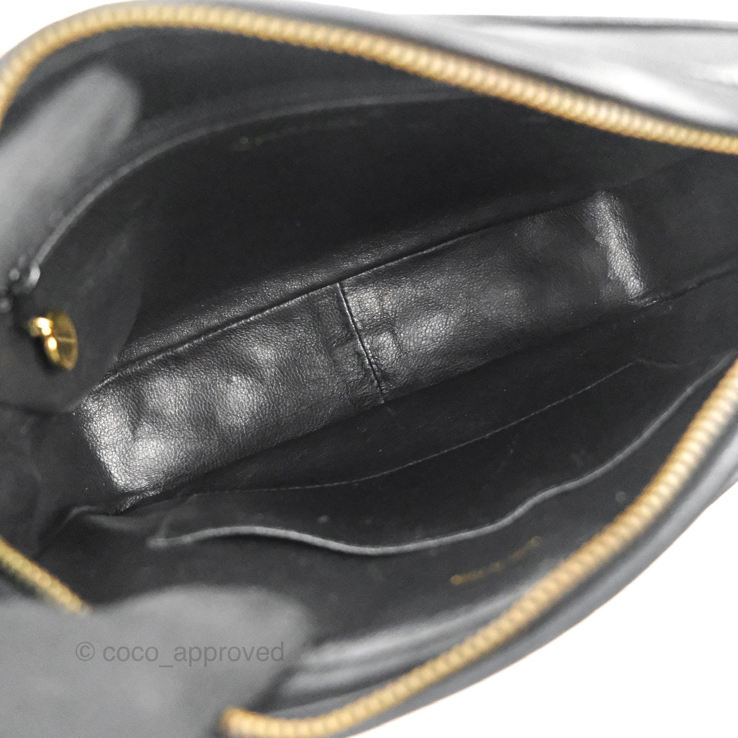 Chanel Vintage Camera Bag Black Lambskin 24K Gold Hardware